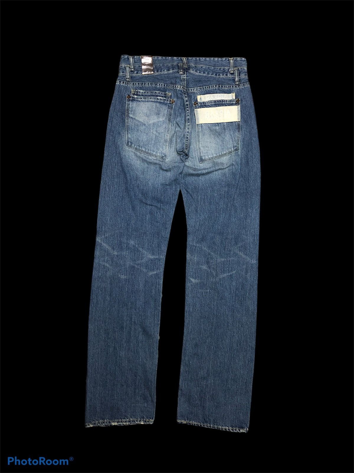Japanese Brand DOUBLE WAIST GARCIA MARQUEZ DISTRESSED DENIM Size US 30 / EU 46 - 2 Thumbnail