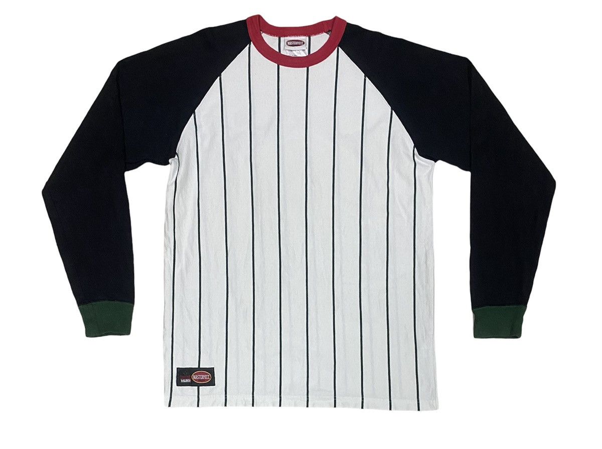 Rare 🔥 MASTERPIECE Stripe Long Sleeve Shirt x Japan x Rare