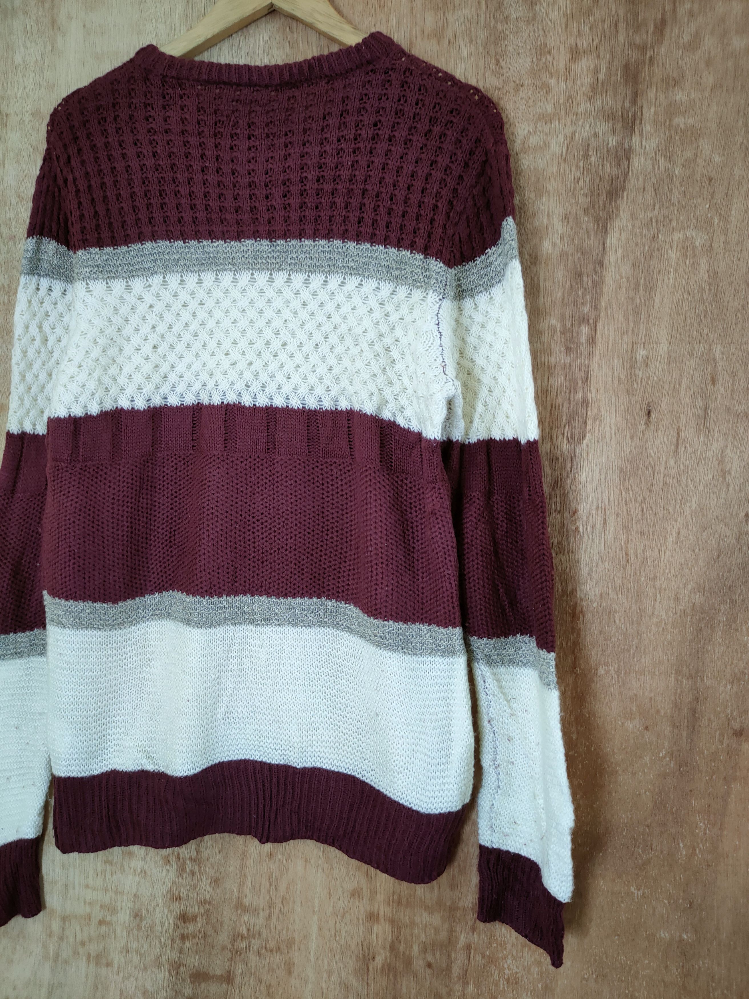 Aran Isles Knitwear DL Ciaopanic stripe aran isle knitwear like cobain #46-480 Size US L / EU 52-54 / 3 - 9 Thumbnail