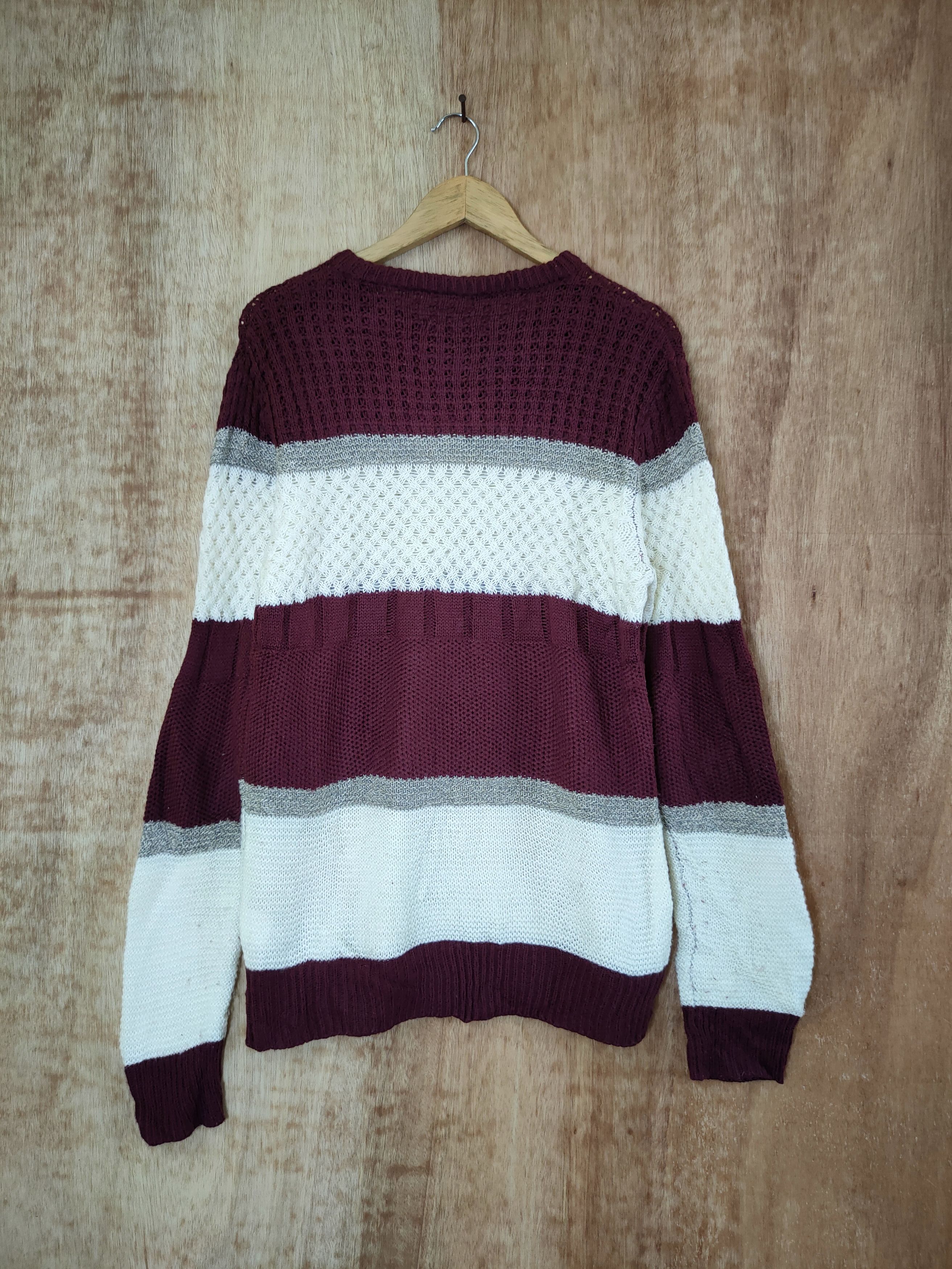 Aran Isles Knitwear DL Ciaopanic stripe aran isle knitwear like cobain #46-480 Size US L / EU 52-54 / 3 - 7 Thumbnail