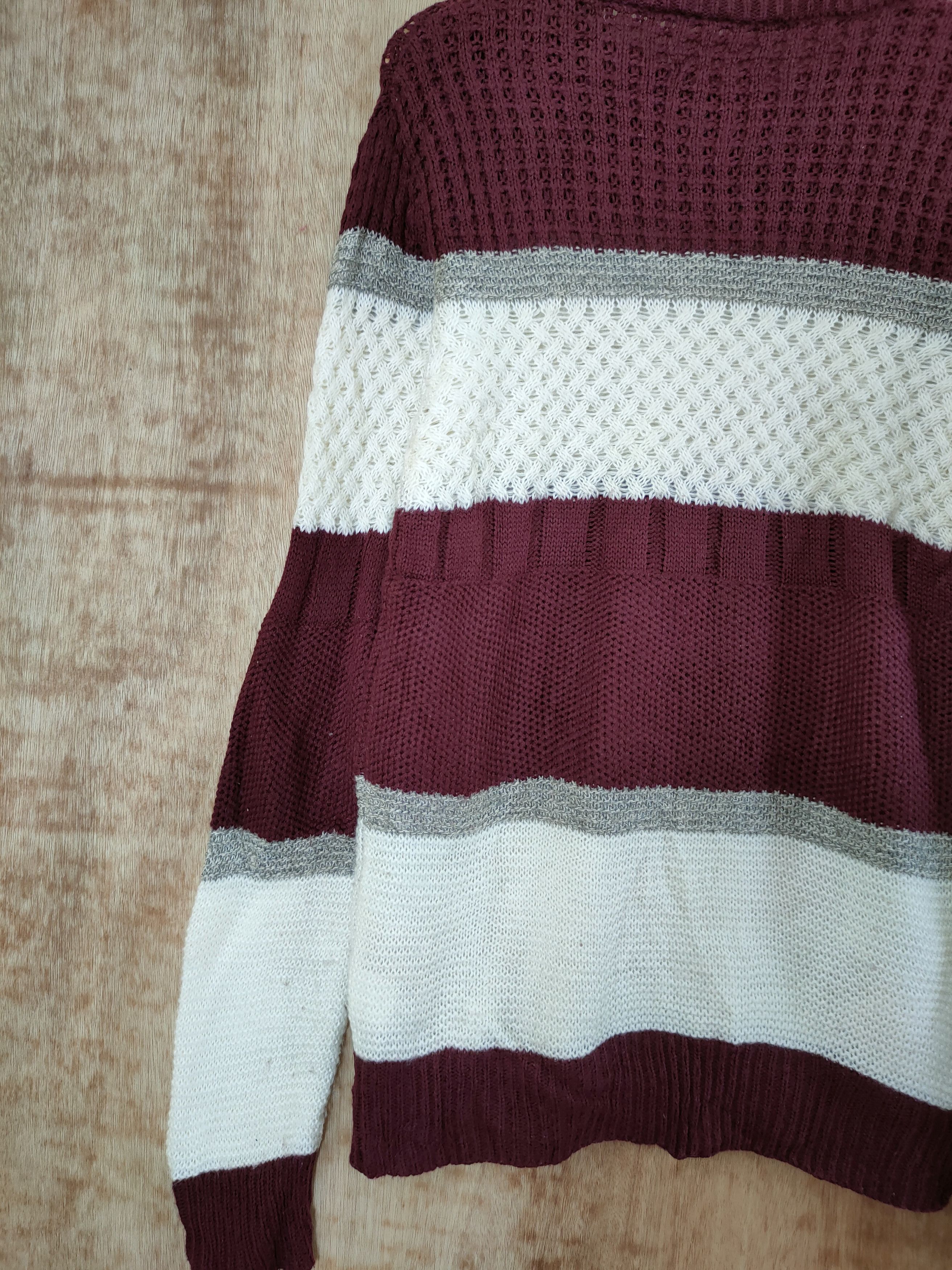 Aran Isles Knitwear DL Ciaopanic stripe aran isle knitwear like cobain #46-480 Size US L / EU 52-54 / 3 - 8 Thumbnail