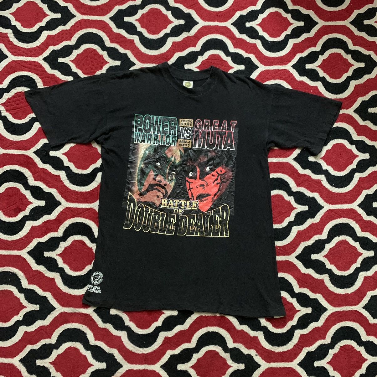 Japanese Brand VINTAGE NEW JAPAN PRO-WRESTLING Size US L / EU 52-54 / 3 - 3 Thumbnail