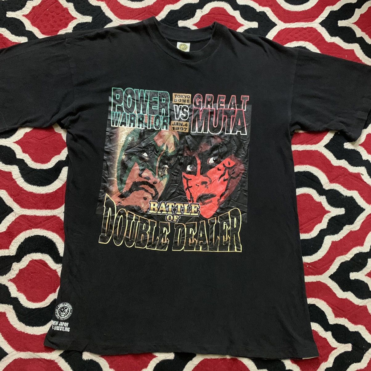 Japanese Brand VINTAGE NEW JAPAN PRO-WRESTLING Size US L / EU 52-54 / 3 - 4 Thumbnail