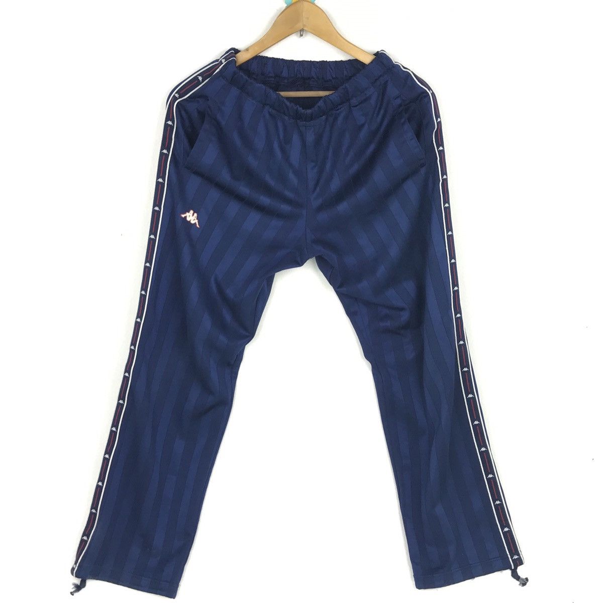 Japanese Brand Vintage Kappa Pants Stripe Design Sweatpants Streetwear Size US 26 / EU 42 - 1 Thumbnail