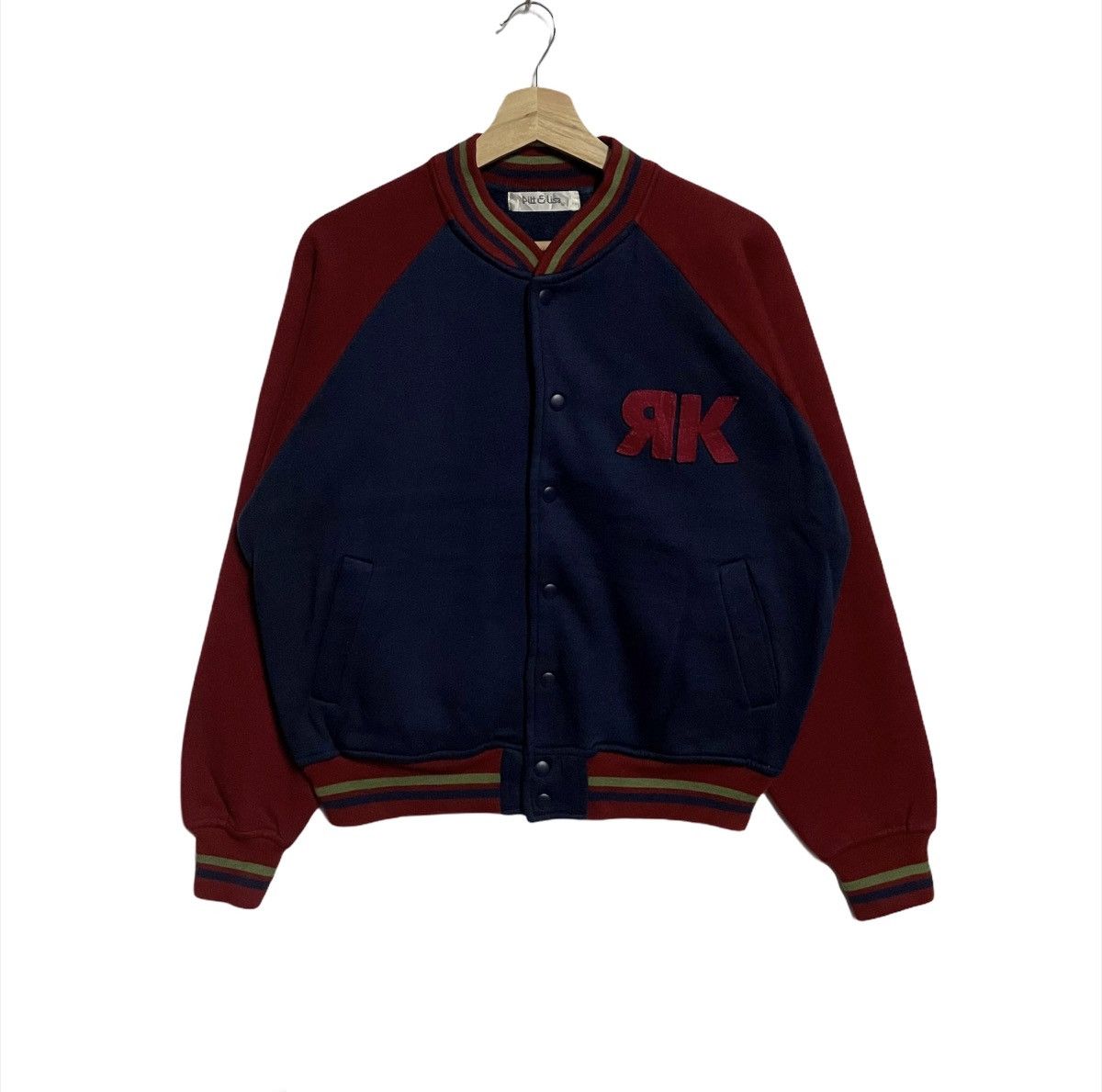 Vintage Pitt & Lisa Varsity Jacket 90s Sweater Medium Size Size US M / EU 48-50 / 2 - 1 Thumbnail