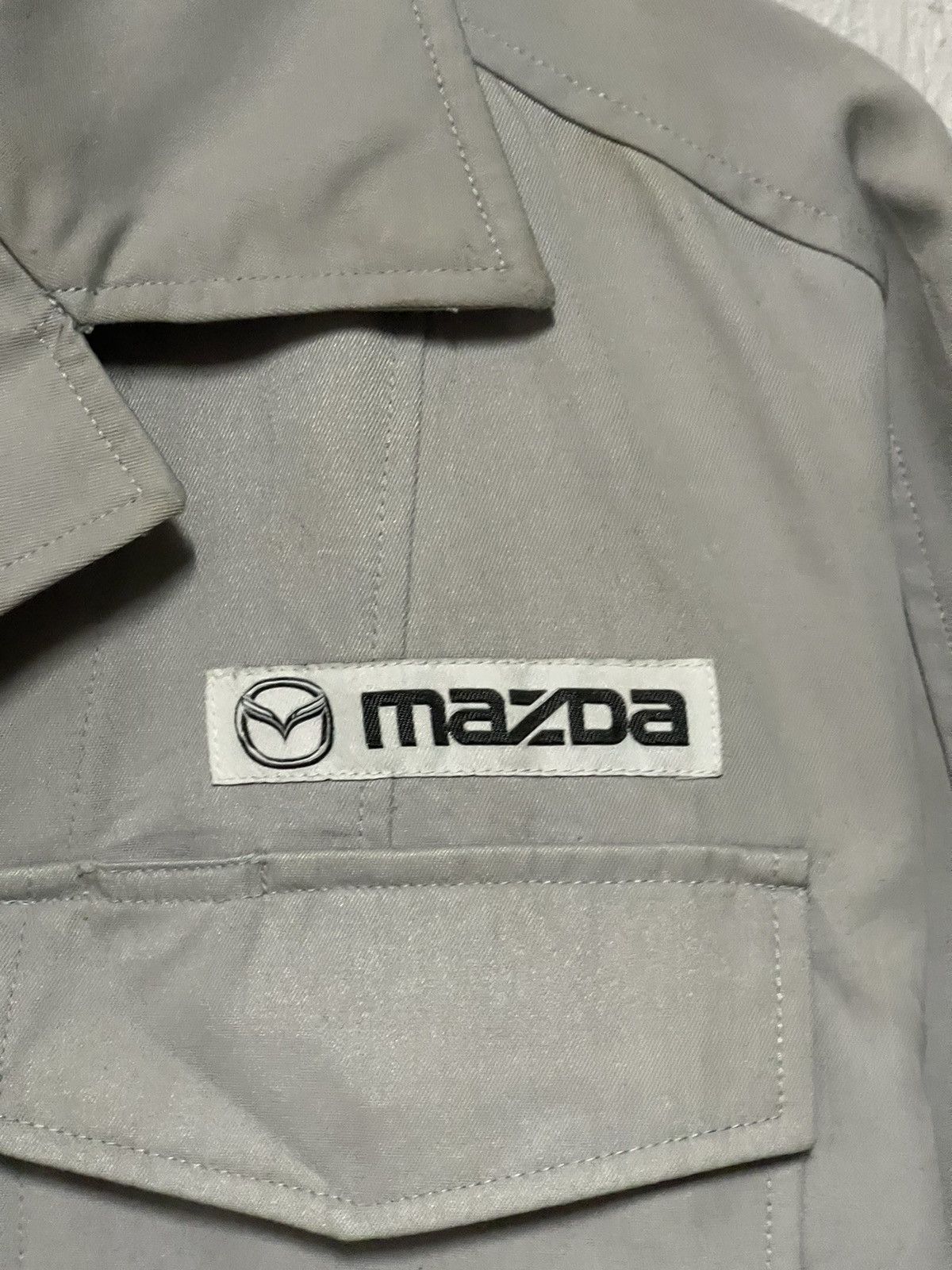 Japanese Brand 🔥Rare Item🔥Vintage Mazda Racing Work Uniform Jacket Button Size US L / EU 52-54 / 3 - 3 Thumbnail