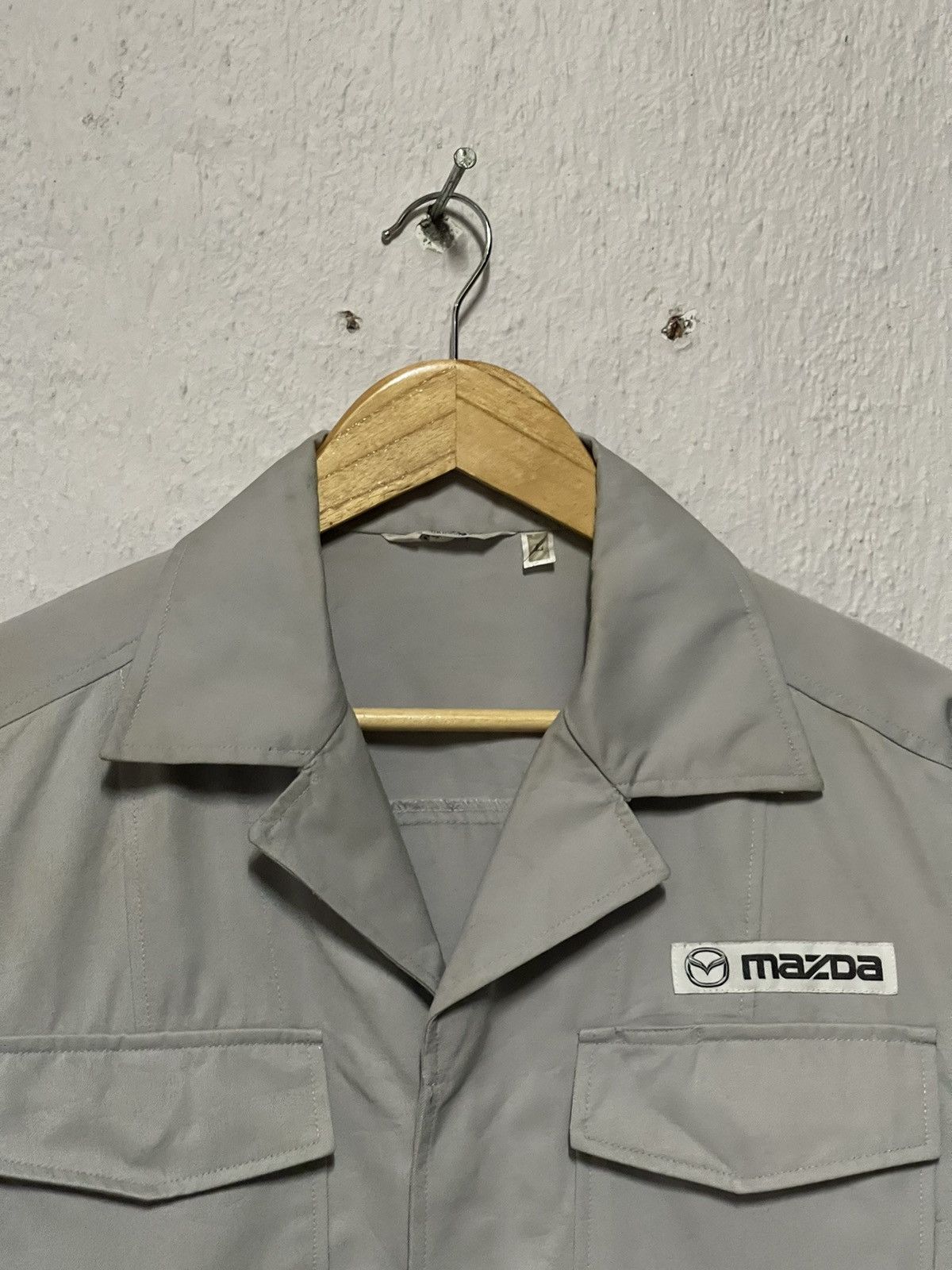 Japanese Brand 🔥Rare Item🔥Vintage Mazda Racing Work Uniform Jacket Button Size US L / EU 52-54 / 3 - 2 Thumbnail