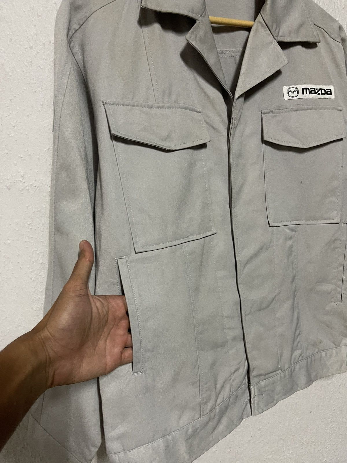 Japanese Brand 🔥Rare Item🔥Vintage Mazda Racing Work Uniform Jacket Button Size US L / EU 52-54 / 3 - 4 Thumbnail