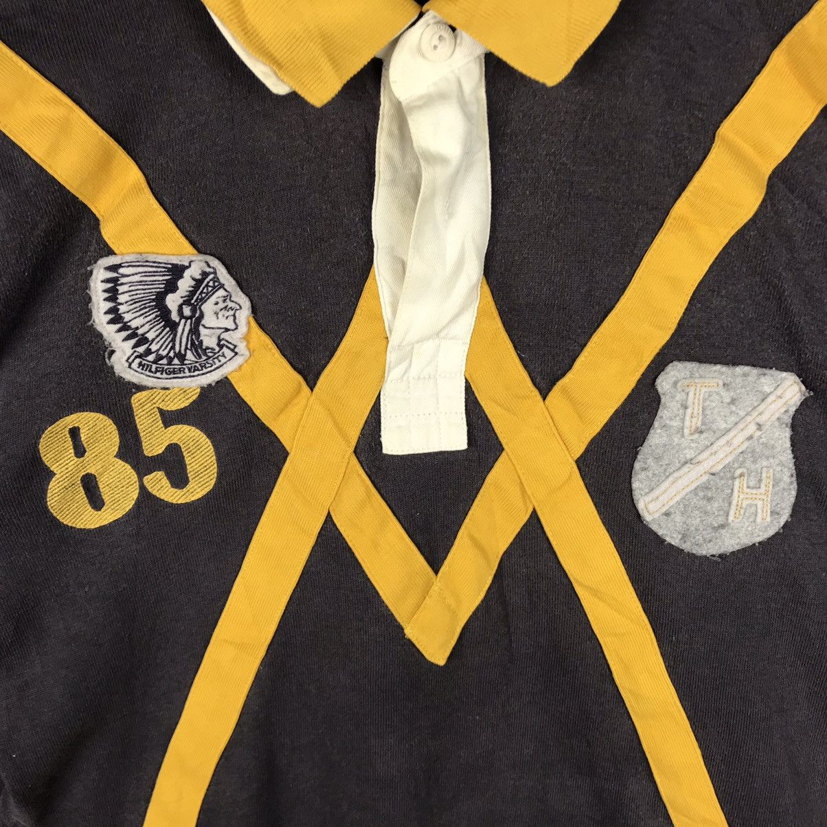 Tommy Hilfiger Vintage Tommy Hilfiger Long Sleeve Polos Rugby Shirt Size US M / EU 48-50 / 2 - 2 Thumbnail