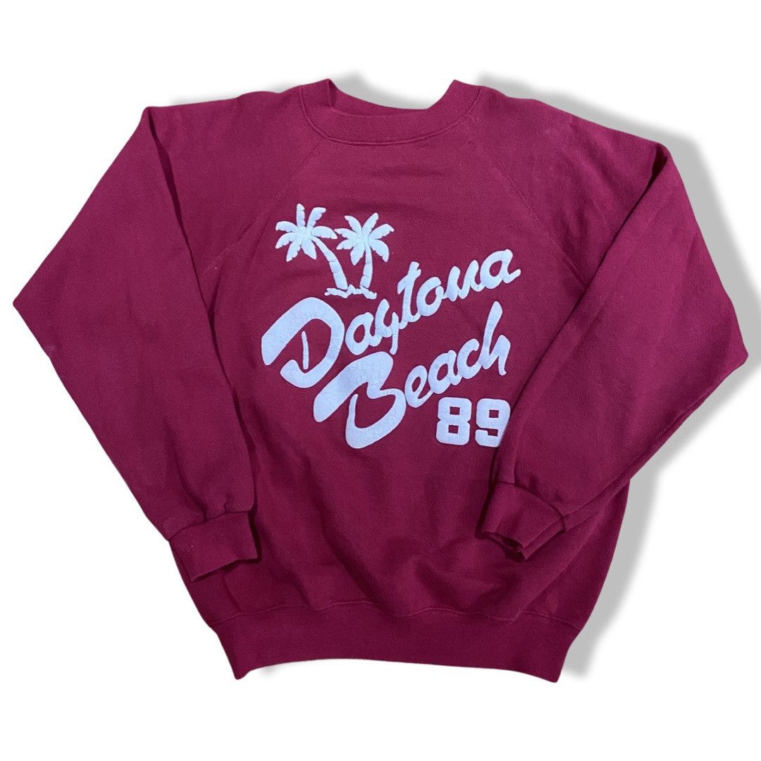 Vintage 1989 Daytona Beach Crewneck Size Large on Vintage Hanes Tag