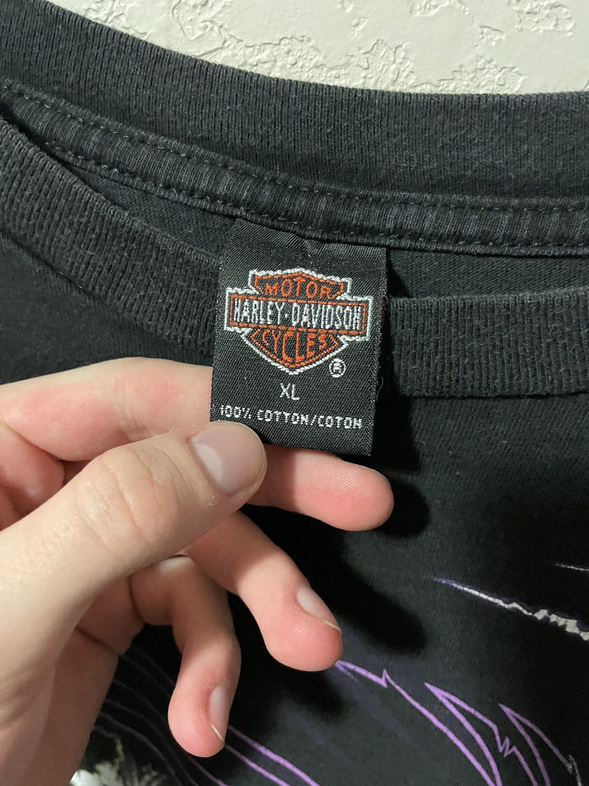 Harley Davidson Vintage Harley Davidson Lightning Graphic Tee Size US XL / EU 56 / 4 - 3 Thumbnail