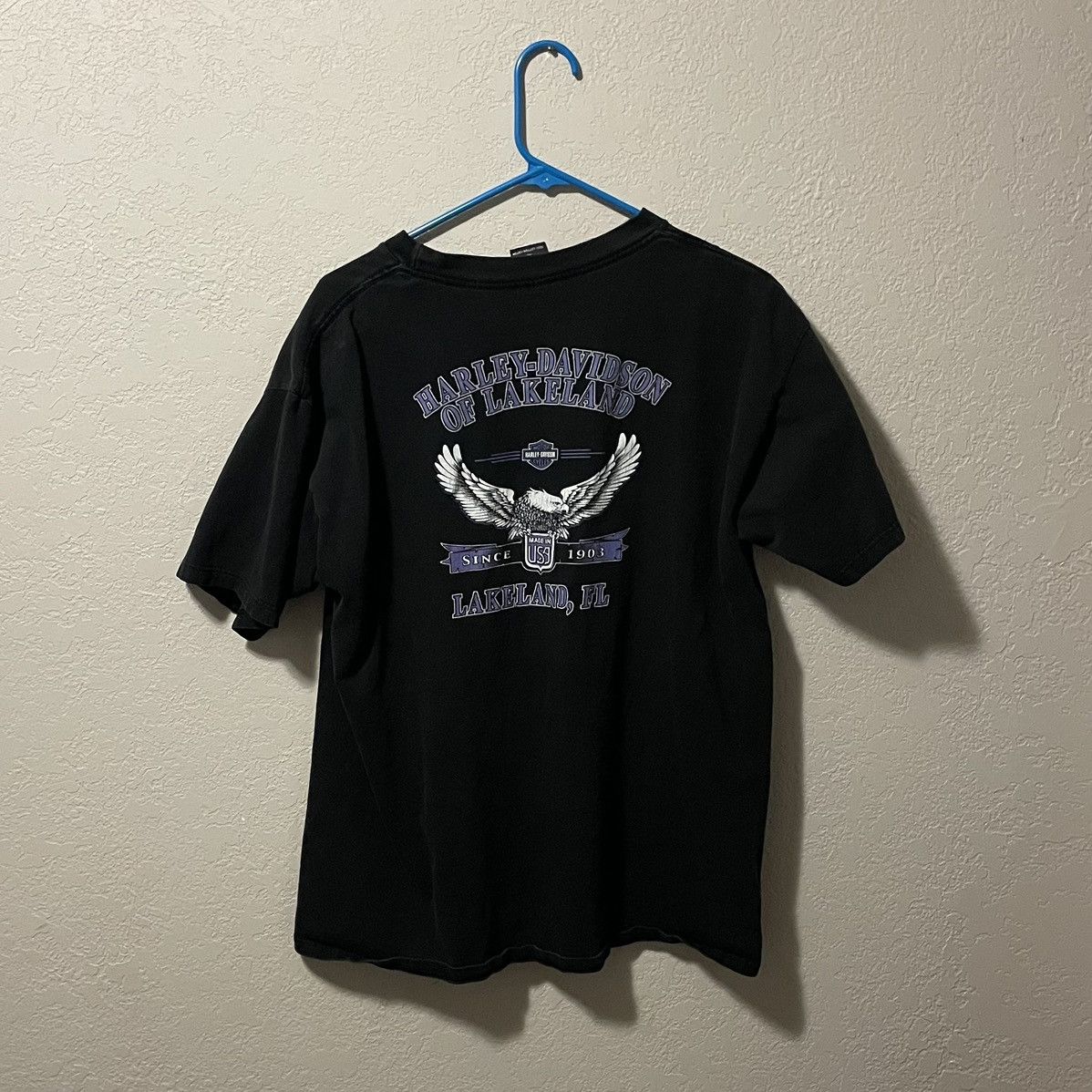 Harley Davidson Vintage Harley Davidson Lightning Graphic Tee Size US XL / EU 56 / 4 - 2 Thumbnail