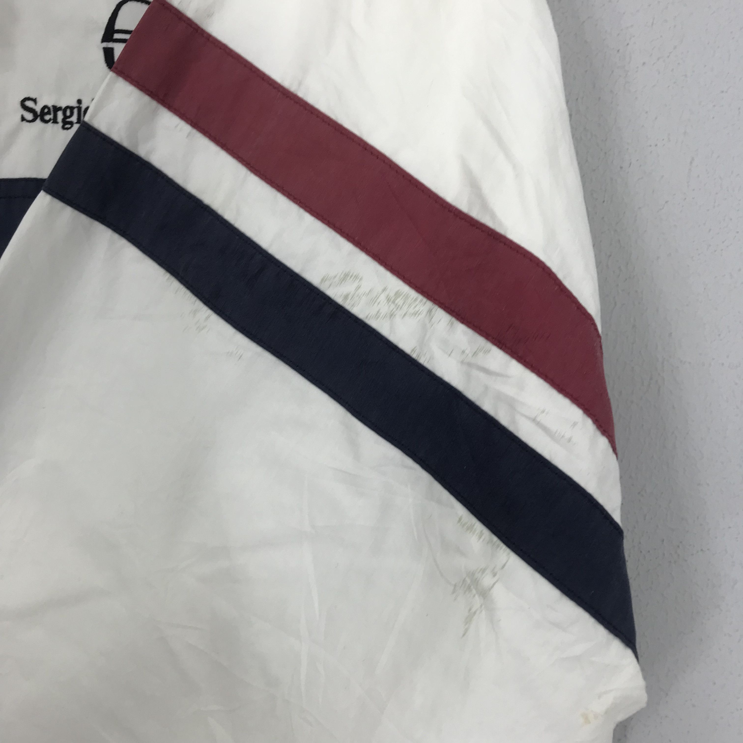 Sergio Tacchini Vintage 90s Sergio Tacchini Light Jacket Sport Windbreaker Size US XL / EU 56 / 4 - 9 Thumbnail