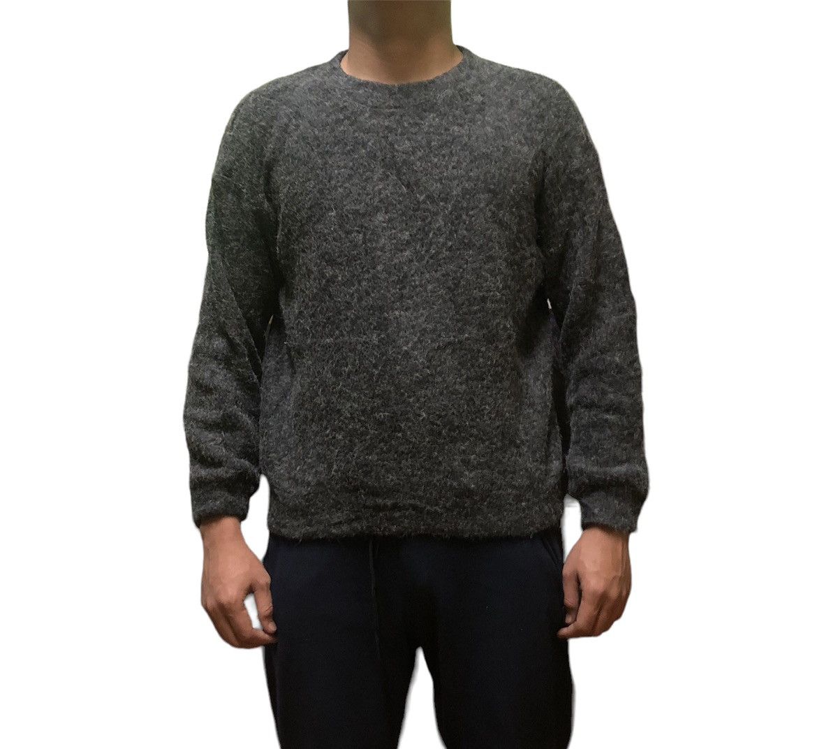 Aran Isles Knitwear × If Six Was Nine × Japanese Brand Luxury Bayflow Super Kid Faux Fur Mohair Knitwear Size US M / EU 48-50 / 2 - 3 Thumbnail
