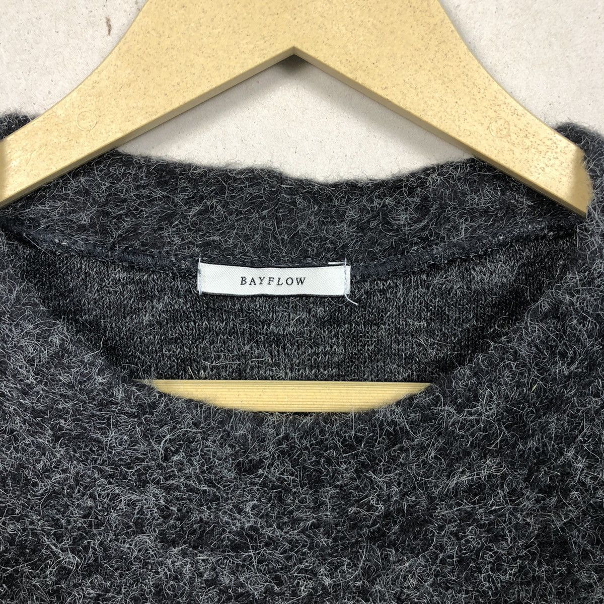 Aran Isles Knitwear × If Six Was Nine × Japanese Brand Luxury Bayflow Super Kid Faux Fur Mohair Knitwear Size US M / EU 48-50 / 2 - 8 Thumbnail