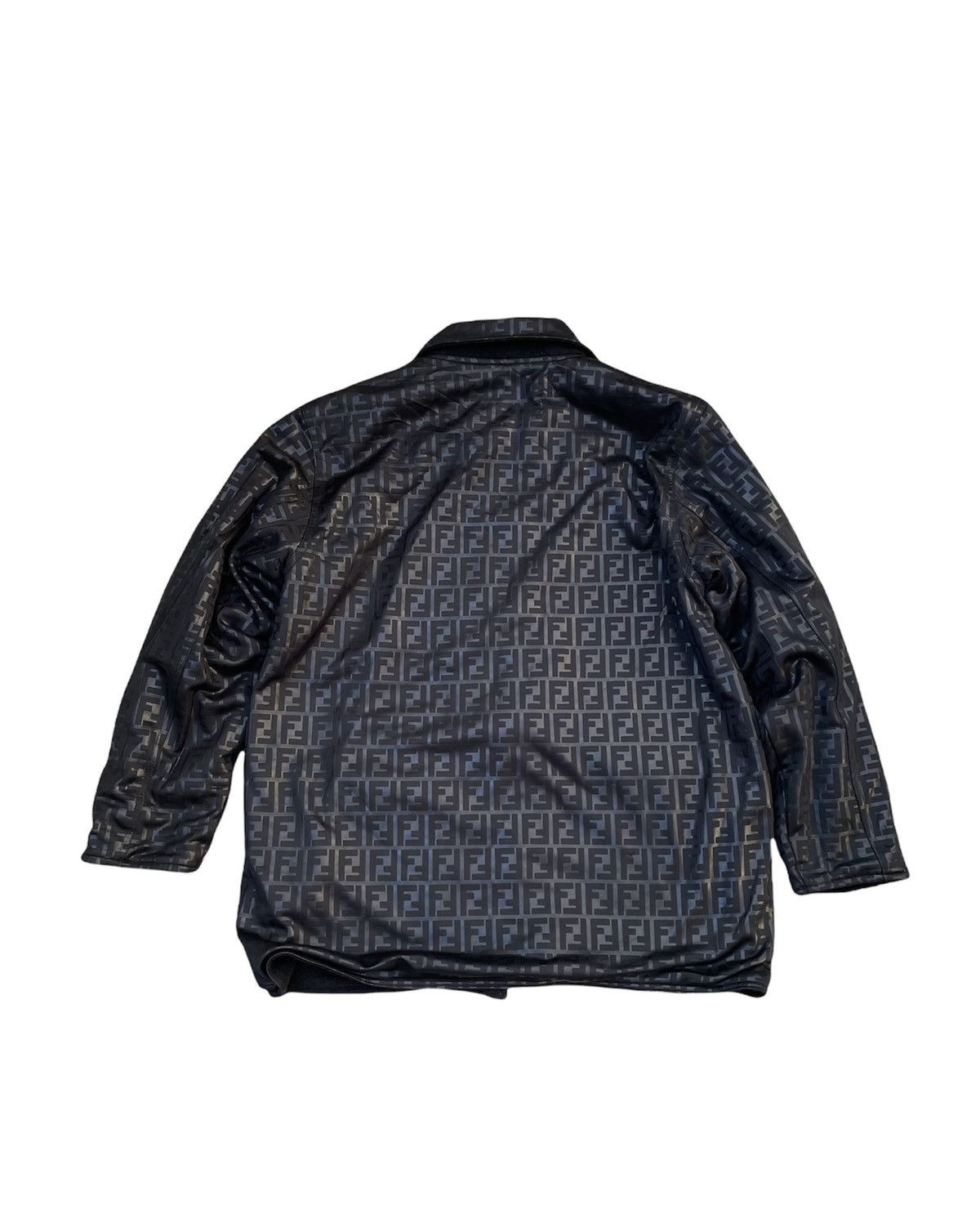 Designer × Fendi Vintage Fendi Monogram Reverseable Jacket Size US XL / EU 56 / 4 - 4 Thumbnail