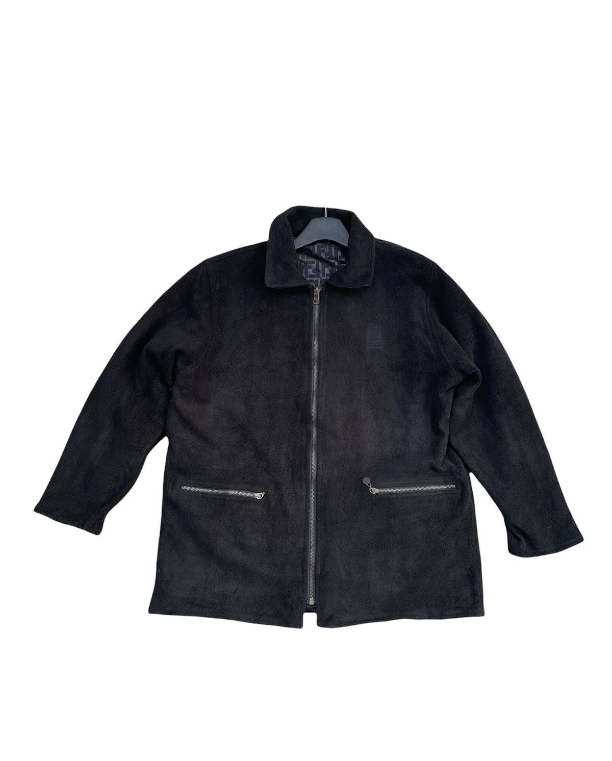 Designer × Fendi Vintage Fendi Monogram Reverseable Jacket Size US XL / EU 56 / 4 - 1 Thumbnail