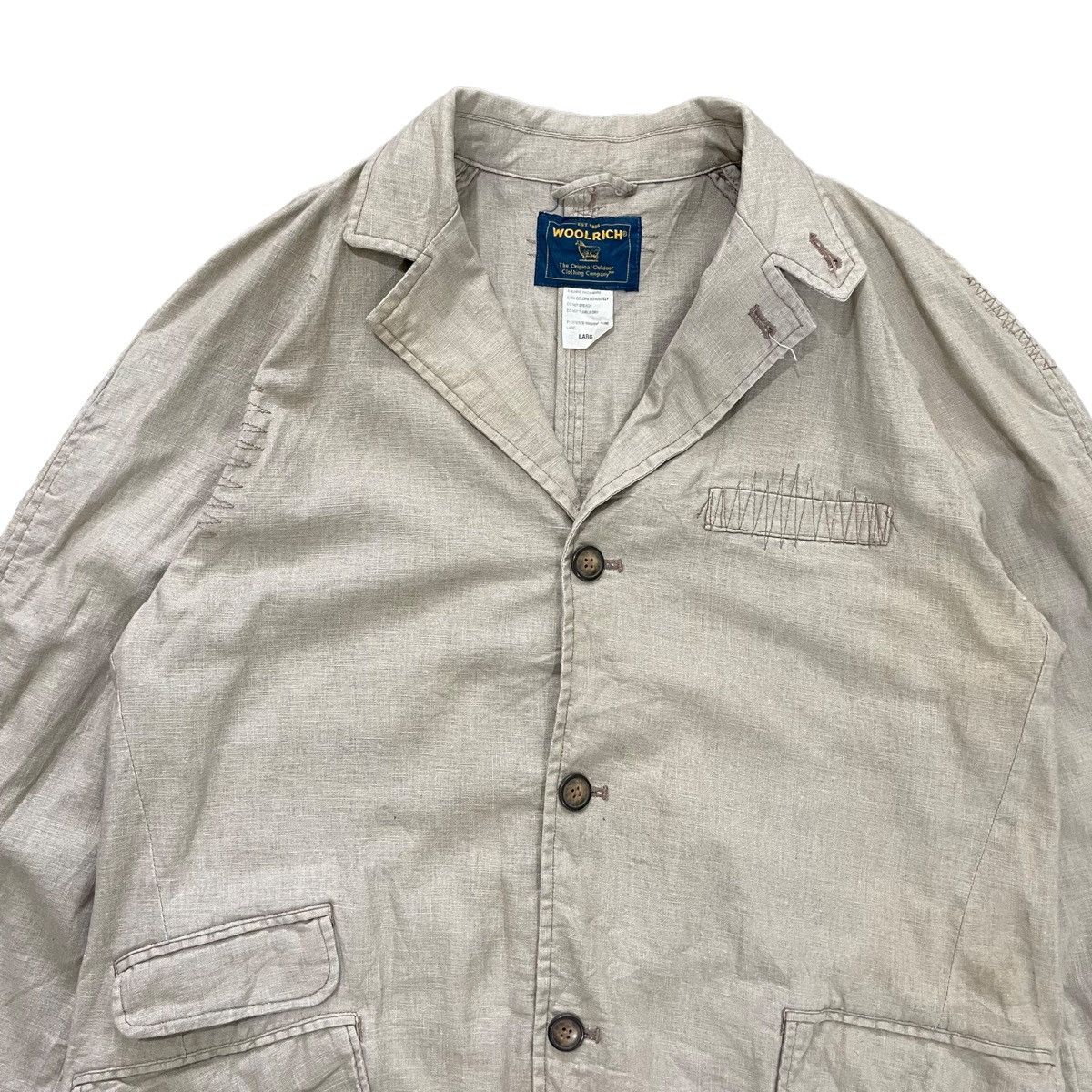 Japanese Brand × Vintage × Woolrich Woolen Mills Vintage Woolrich Button Up Jacket Size US L / EU 52-54 / 3 - 2 Thumbnail
