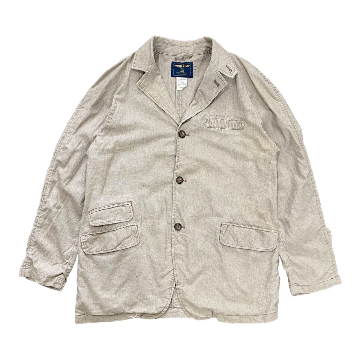 Japanese Brand × Vintage × Woolrich Woolen Mills Vintage Woolrich Button Up Jacket Size US L / EU 52-54 / 3 - 1 Thumbnail