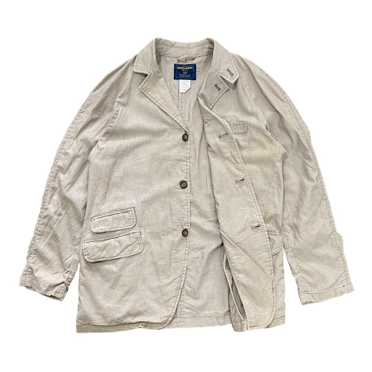 Japanese Brand × Vintage × Woolrich Woolen Mills Vintage Woolrich Button Up Jacket Size US L / EU 52-54 / 3 - 5 Thumbnail