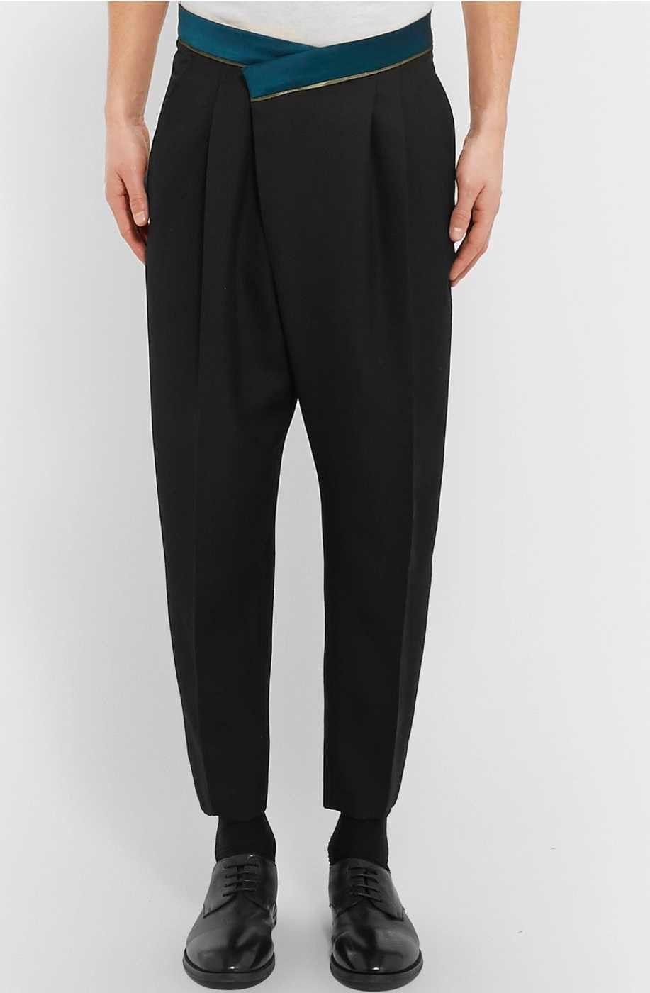 Haider Ackermann Orbai Silk Band Trousers Size US 32 / EU 48 - 6 Thumbnail