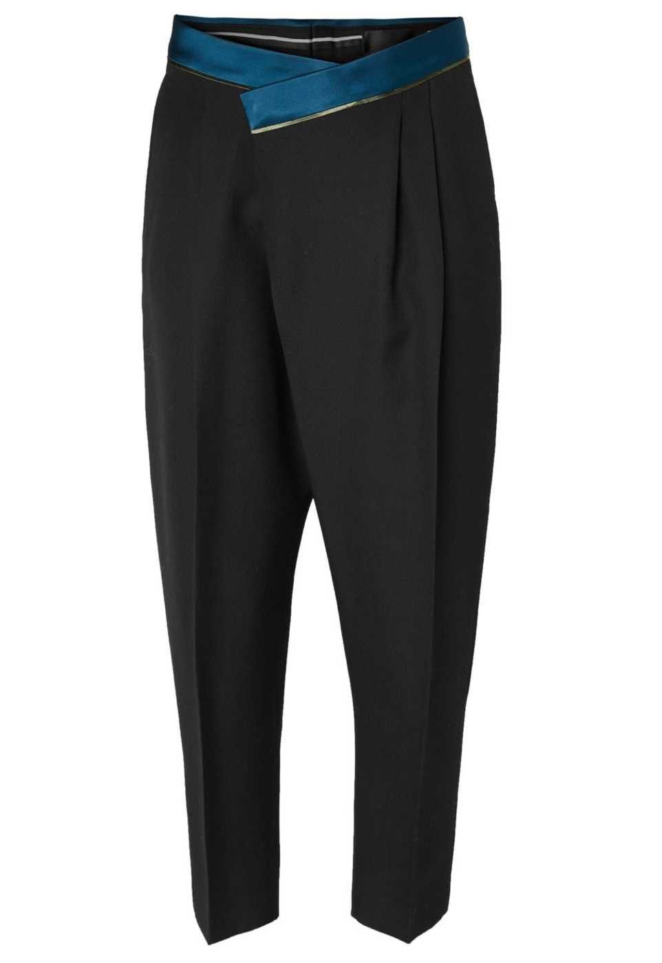 Haider Ackermann Orbai Silk Band Trousers Size US 32 / EU 48 - 1 Thumbnail