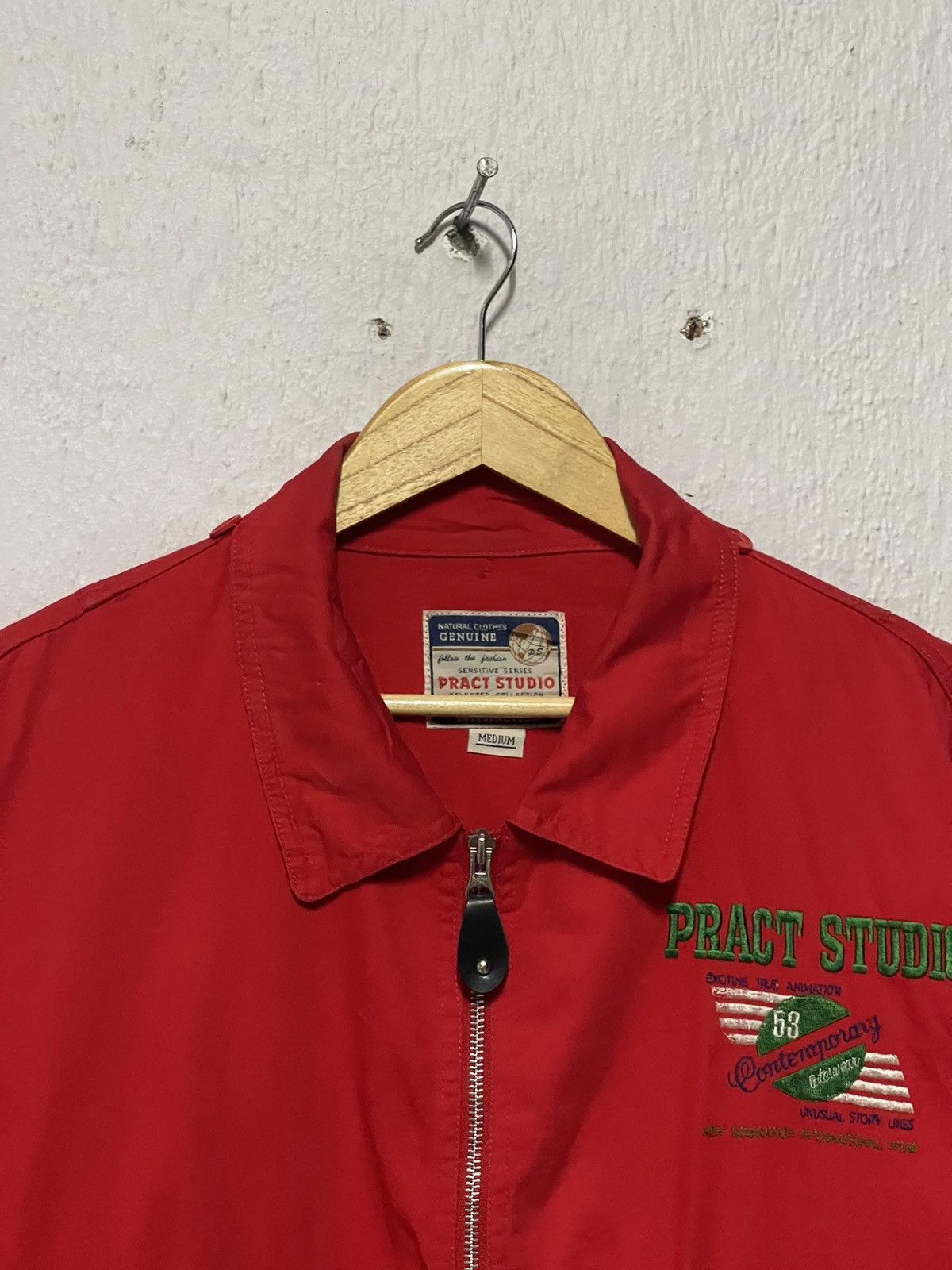 Japanese Brand Vintage Racing Sport Pract Studio Bomber Jacket Size US M / EU 48-50 / 2 - 2 Thumbnail