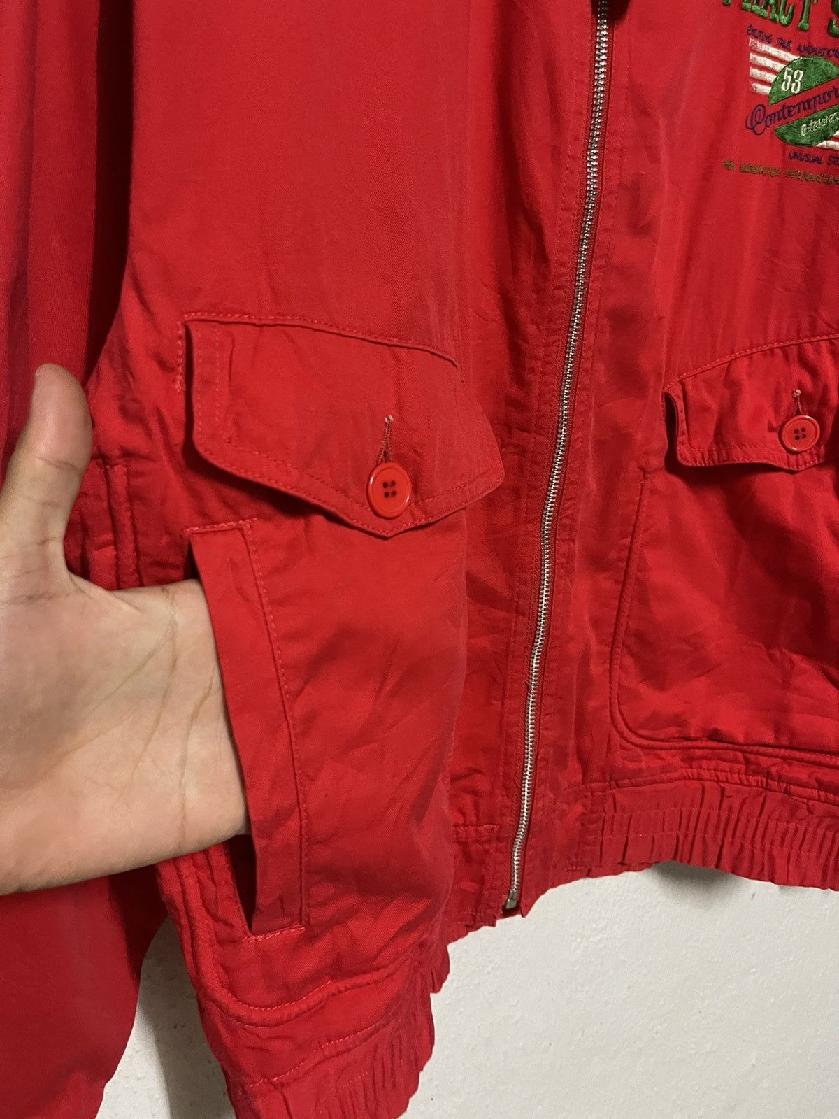 Japanese Brand Vintage Racing Sport Pract Studio Bomber Jacket Size US M / EU 48-50 / 2 - 10 Thumbnail