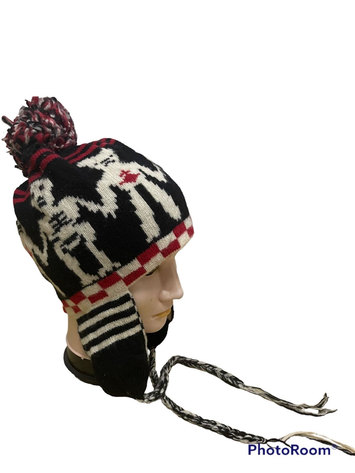 Vivienne Westwood super rare🔥🔥Trashed-Vivienne westwood earflap skull knit Size ONE SIZE - 5 Thumbnail