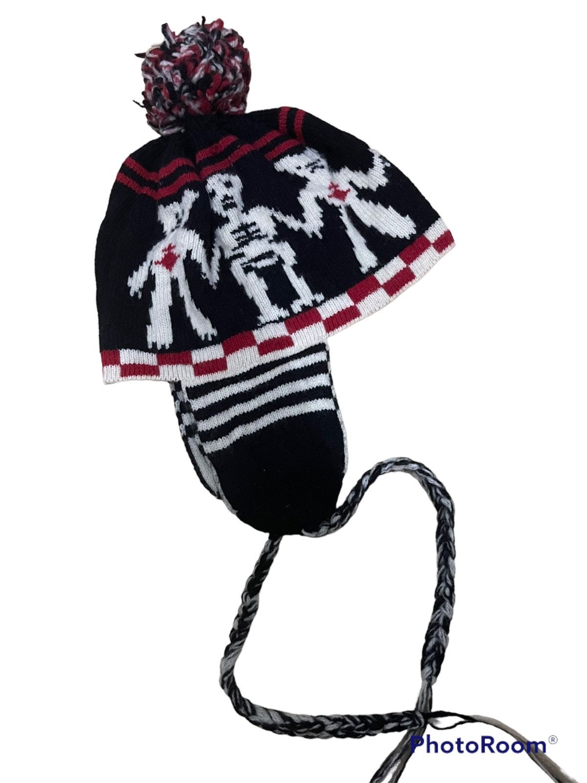 Vivienne Westwood super rare🔥🔥Trashed-Vivienne westwood earflap skull knit Size ONE SIZE - 6 Thumbnail