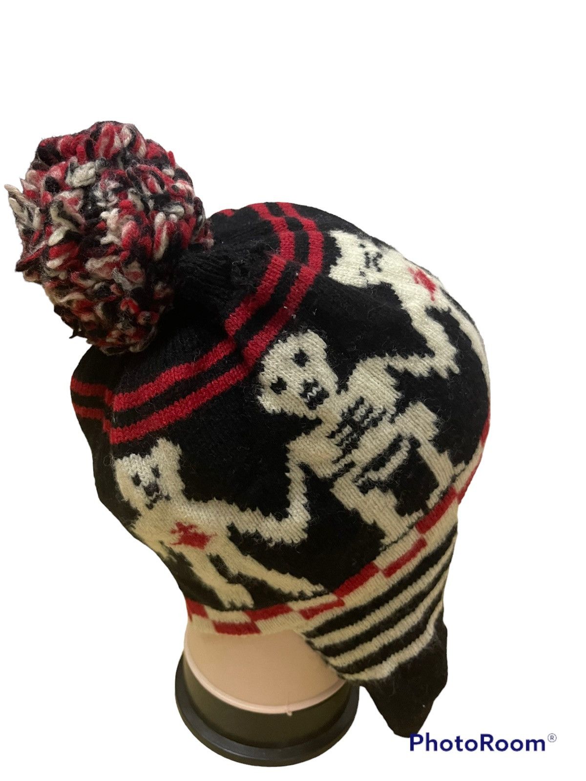 Vivienne Westwood super rare🔥🔥Trashed-Vivienne westwood earflap skull knit Size ONE SIZE - 4 Thumbnail