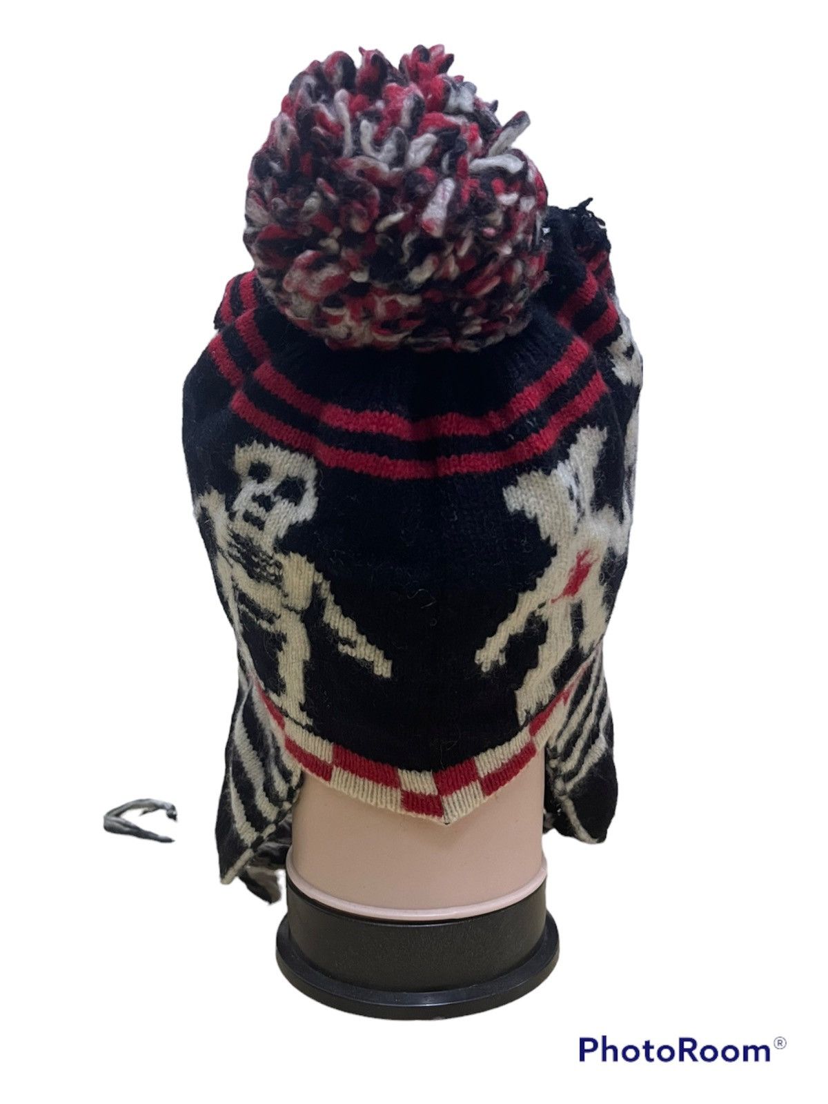 Vivienne Westwood super rare🔥🔥Trashed-Vivienne westwood earflap skull knit Size ONE SIZE - 3 Thumbnail
