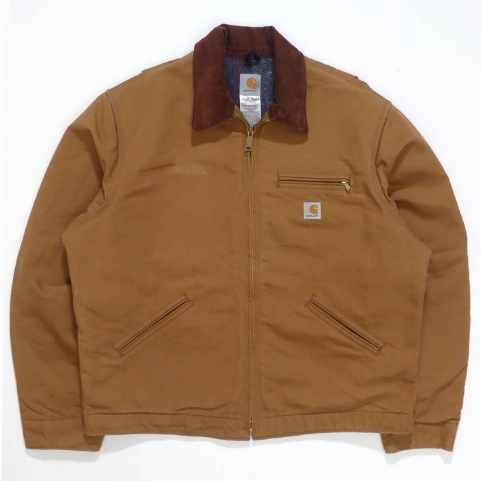 Carhartt Vintage Carhartt USA J01 BRN Detroit Work Jacket 48 | Grailed