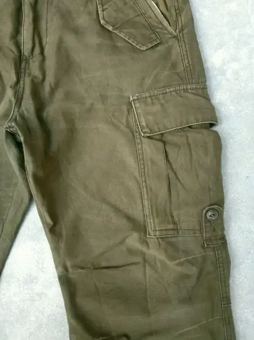 Japanese Brand Japanese Brand Systematics Faded Green Cargo Pants 32x31 Size US 32 / EU 48 - 3 Thumbnail
