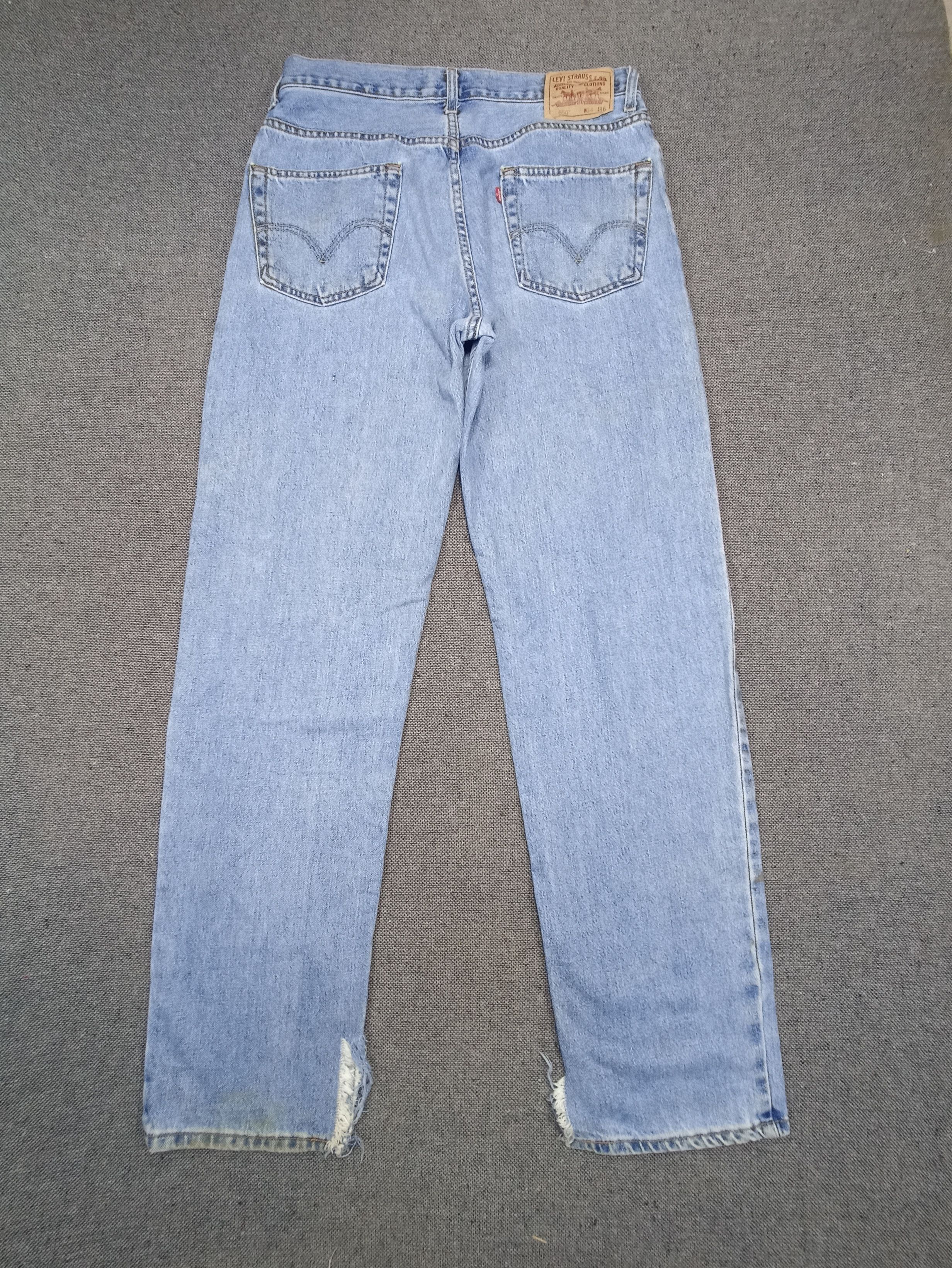 Jean × Levi's × Vintage Vintage Levis 550 Blue Wash Jeans - J173 Size US 34 / EU 50 - 2 Thumbnail