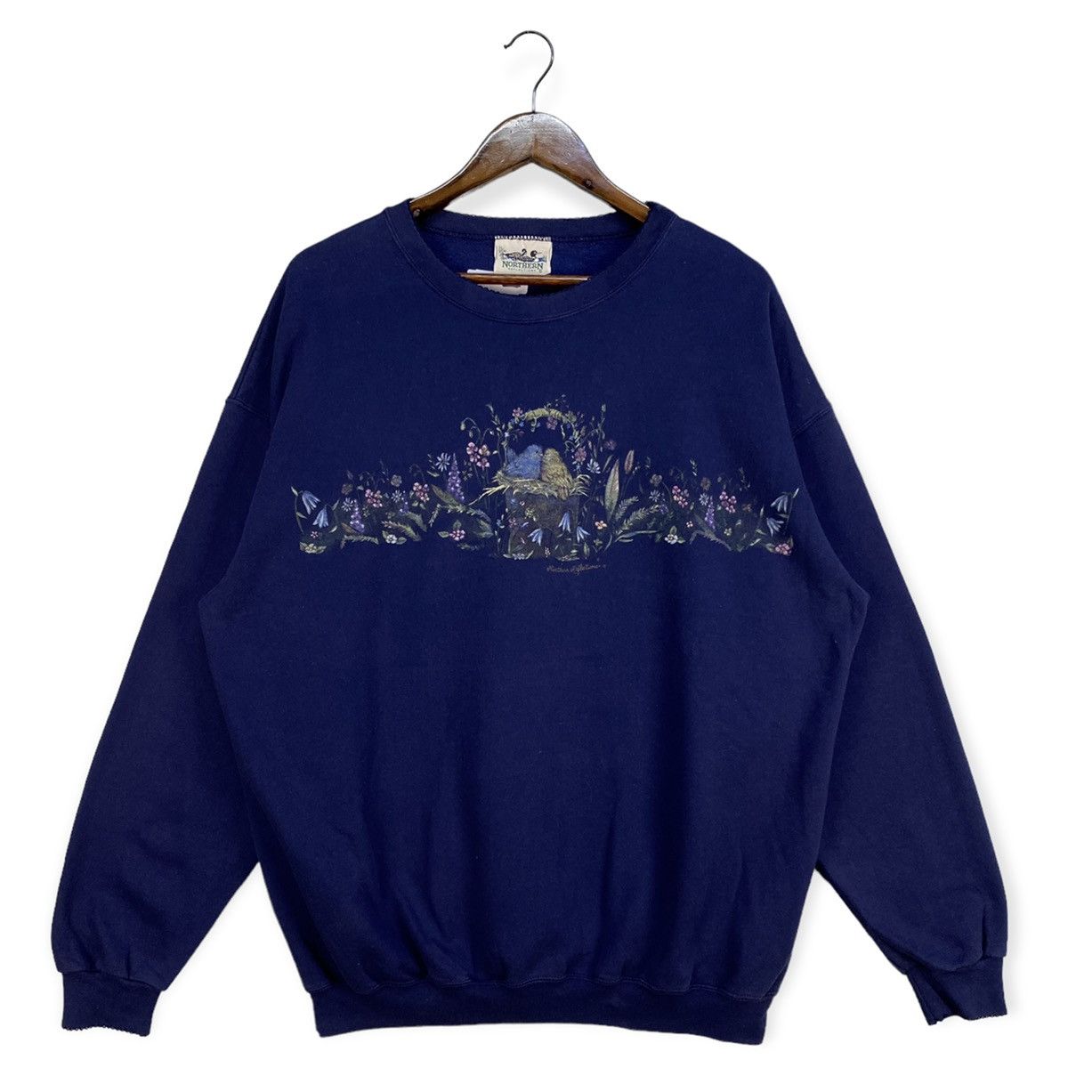 image of Northern Reflections Sweatshirt in Blue, Men's (Size XL)