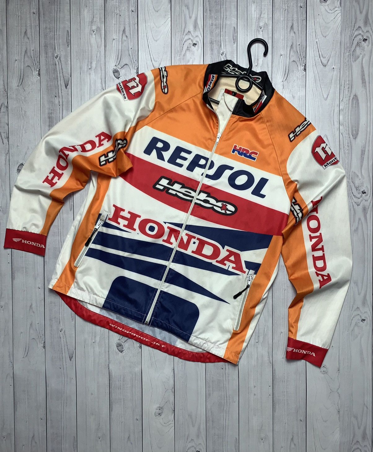 Honda Vintage Racing jersey Honda logo rare size L Size US L / EU 52-54 / 3 - 1 Thumbnail