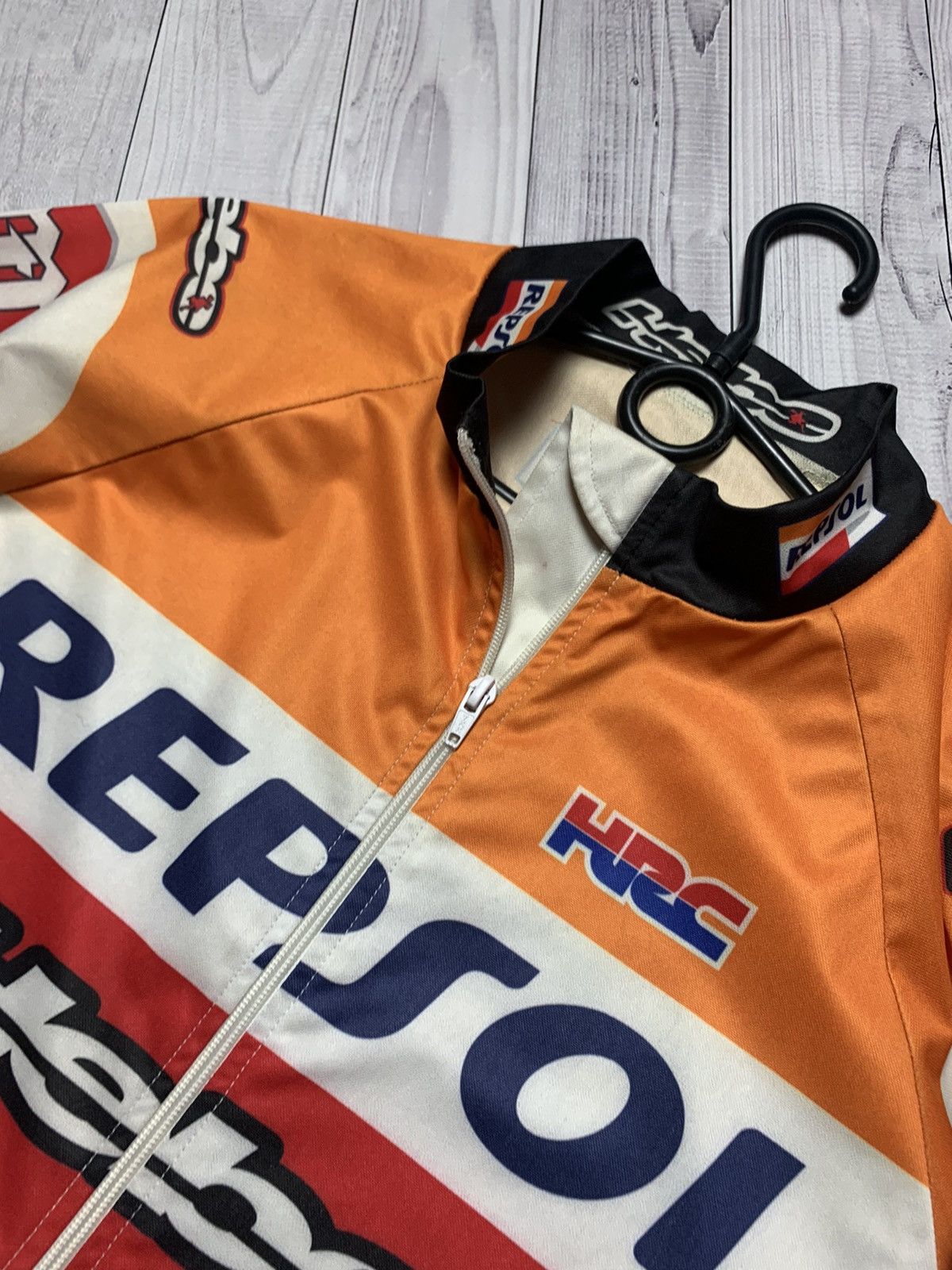 Honda Vintage Racing jersey Honda logo rare size L Size US L / EU 52-54 / 3 - 8 Thumbnail