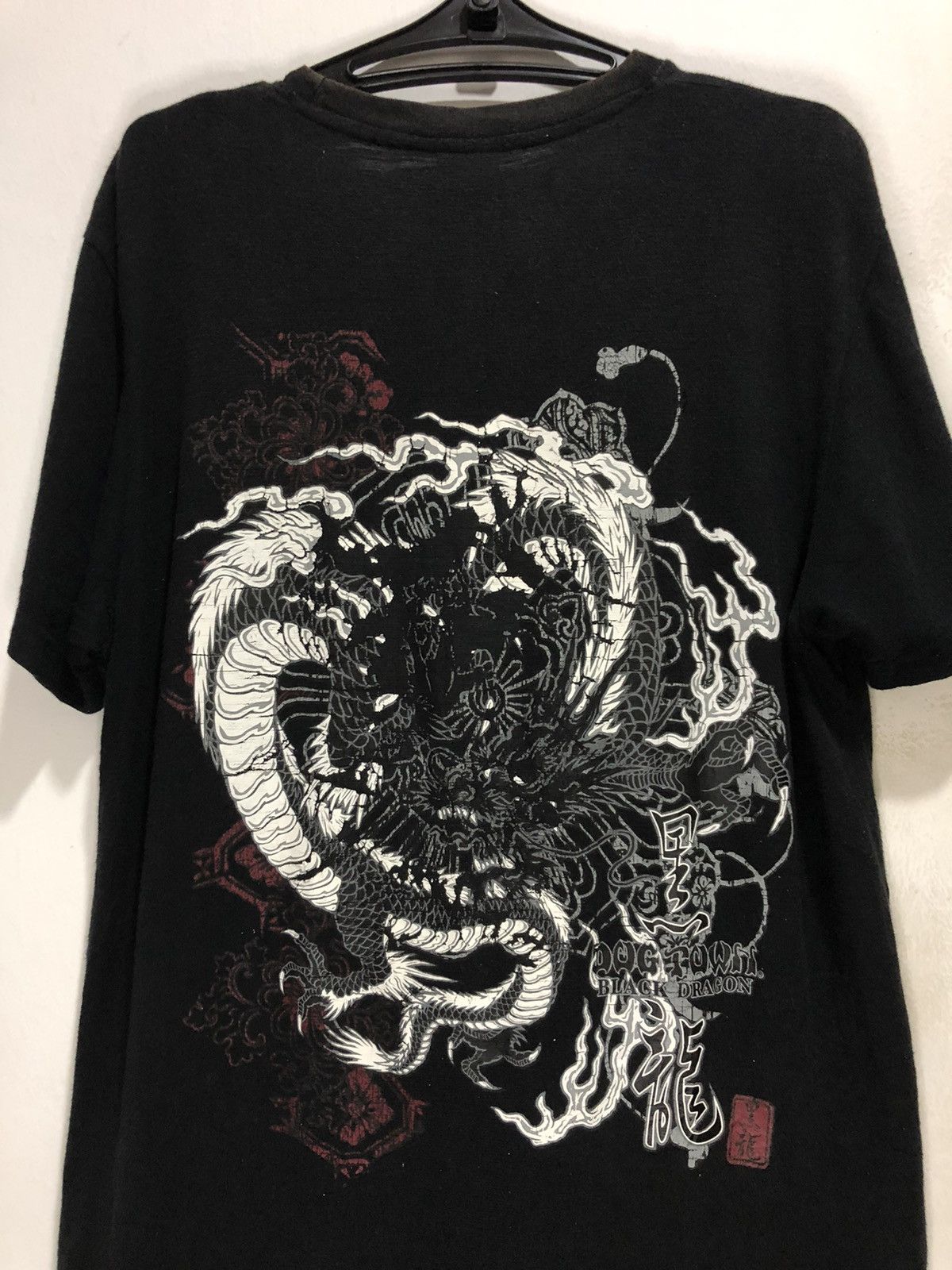 Dogtown × If Six Was Nine × Japanese Brand Dogtown Black Dragon Sukajan Skateboard Tee Size US L / EU 52-54 / 3 - 7 Thumbnail