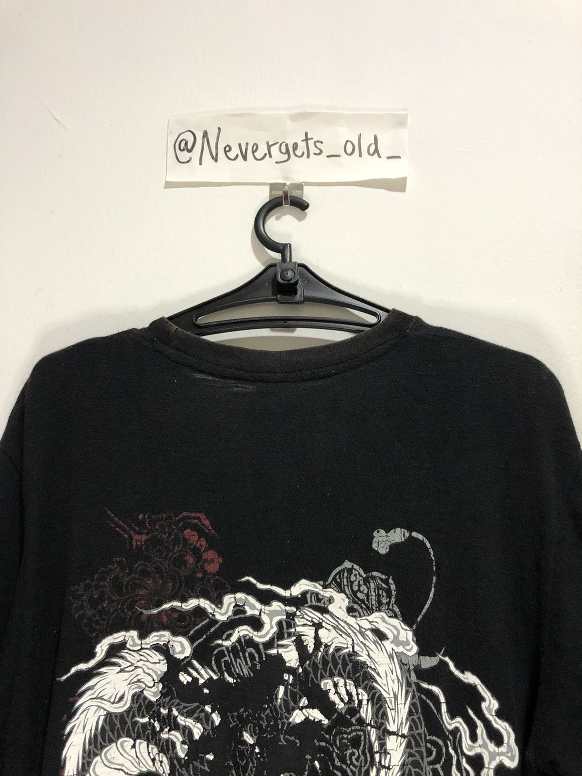 Dogtown × If Six Was Nine × Japanese Brand Dogtown Black Dragon Sukajan Skateboard Tee Size US L / EU 52-54 / 3 - 6 Thumbnail
