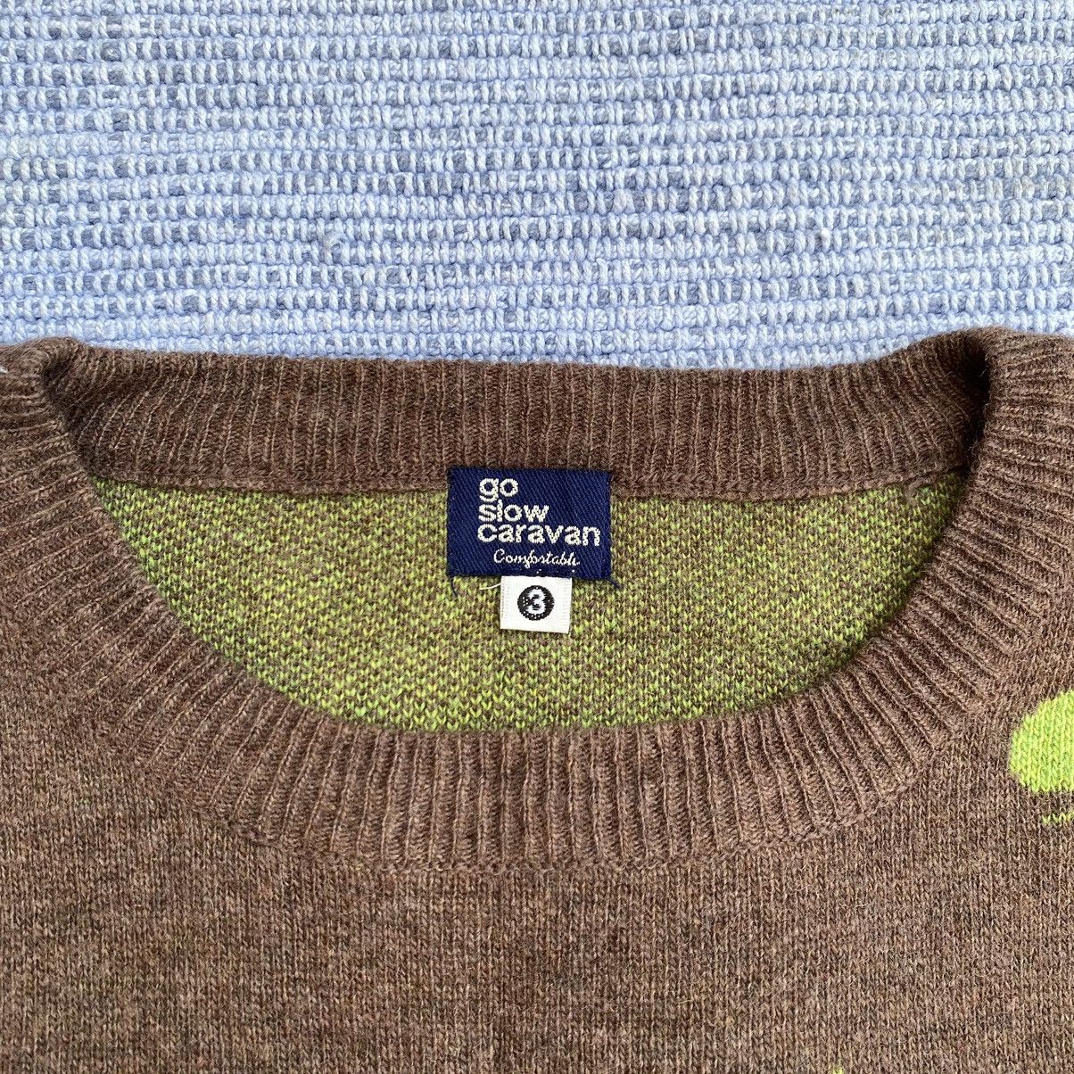 go slow caravan whales motif sweater Size US M / EU 48-50 / 2 - 2 Thumbnail