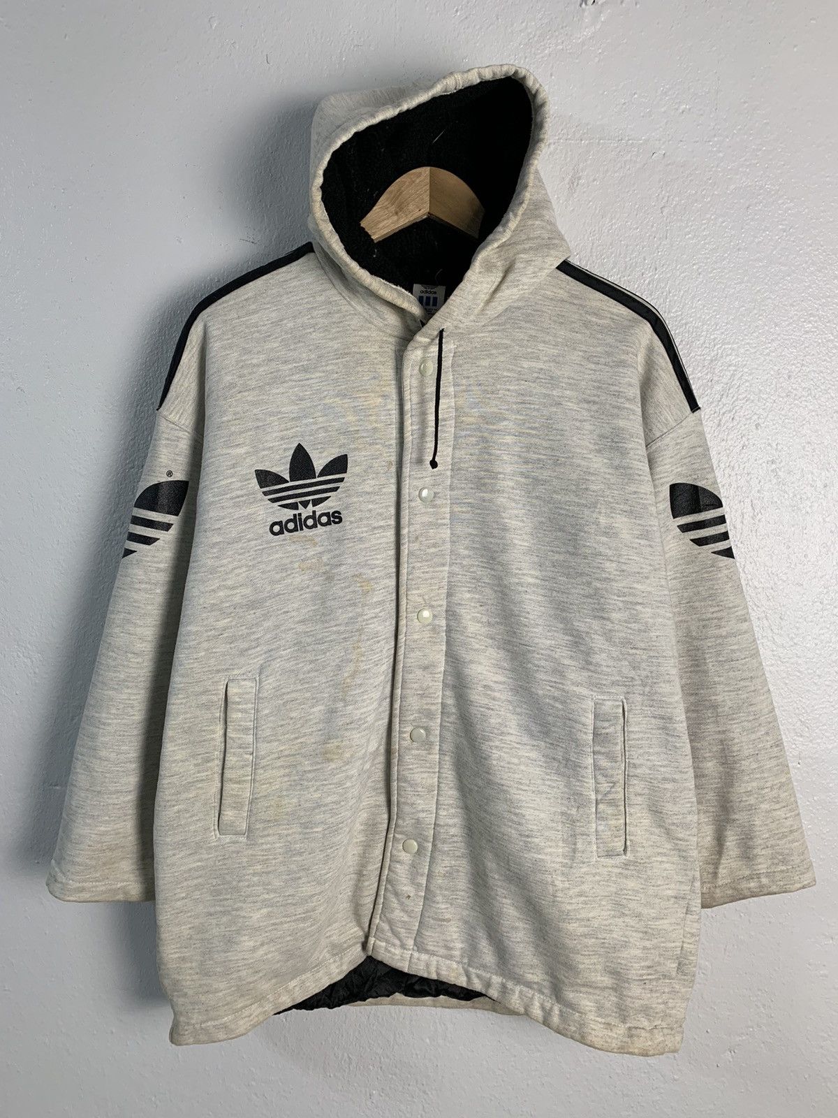 Adidas Adidas Big Logo Hoodie Jacket Size US M / EU 48-50 / 2 - 11 Thumbnail