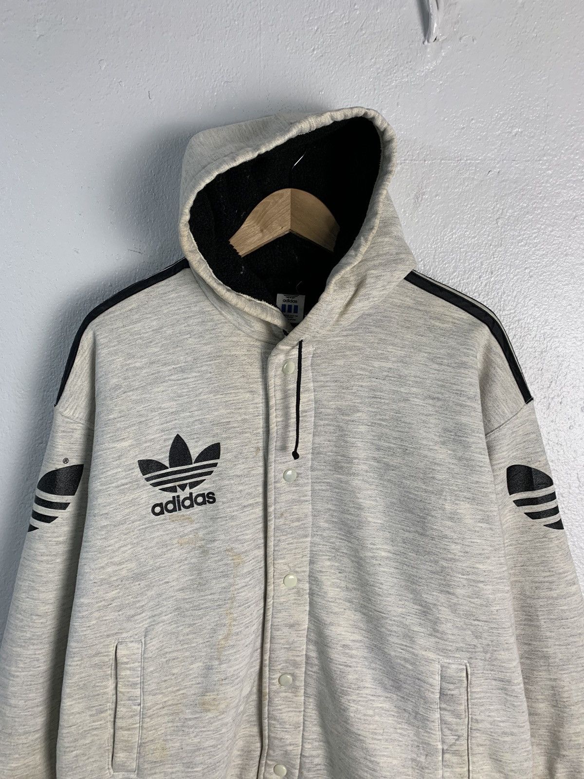 Adidas Adidas Big Logo Hoodie Jacket Size US M / EU 48-50 / 2 - 14 Thumbnail