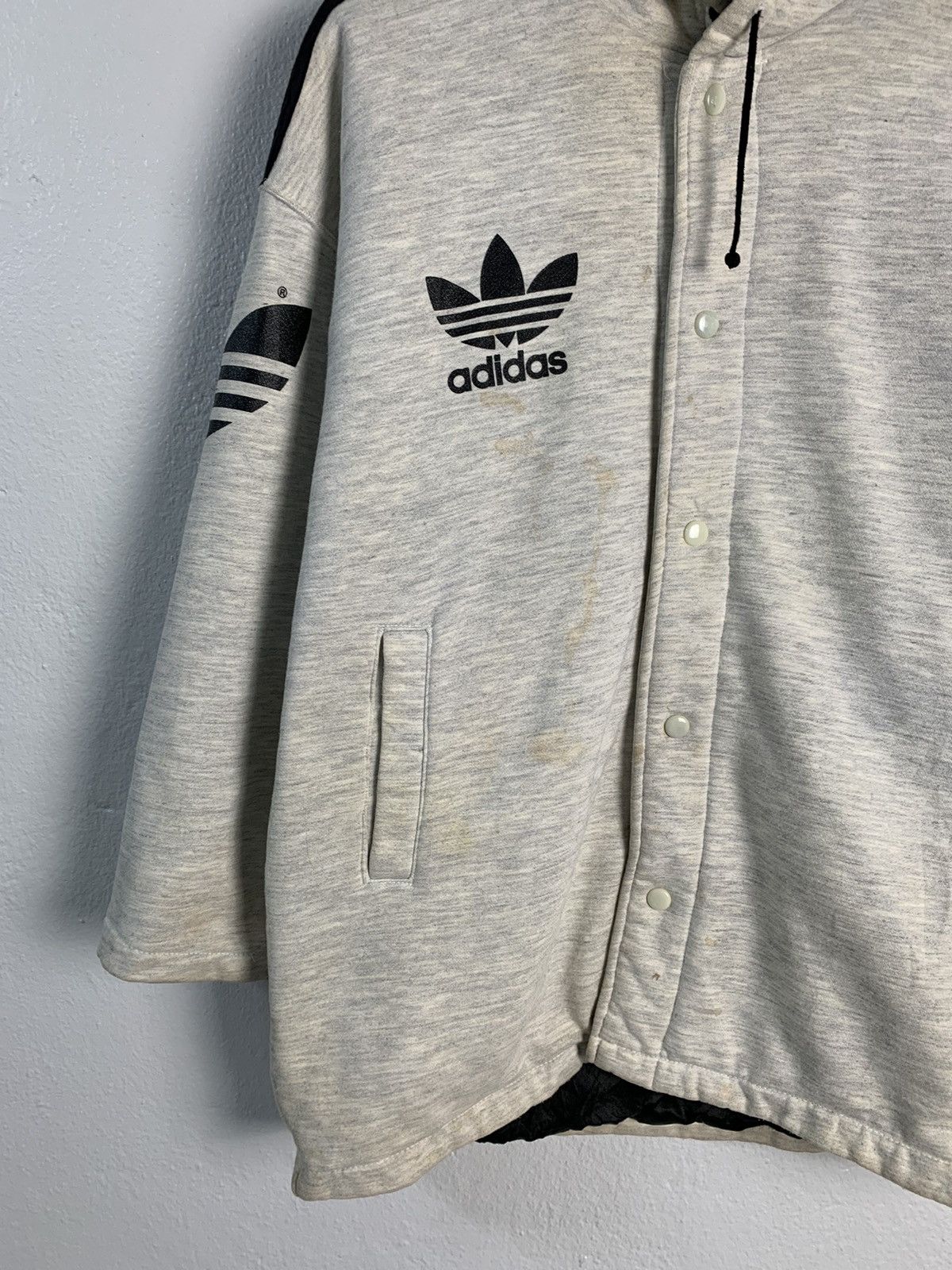 Adidas Adidas Big Logo Hoodie Jacket Size US M / EU 48-50 / 2 - 13 Thumbnail