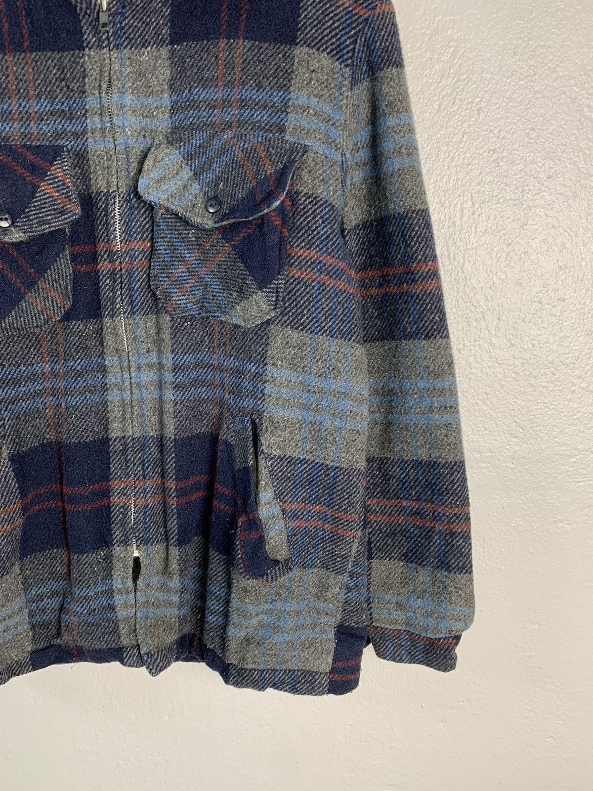 Other Vintage California Imperial Plaid Zipper Jacket Size US M / EU 48-50 / 2 - 2 Thumbnail