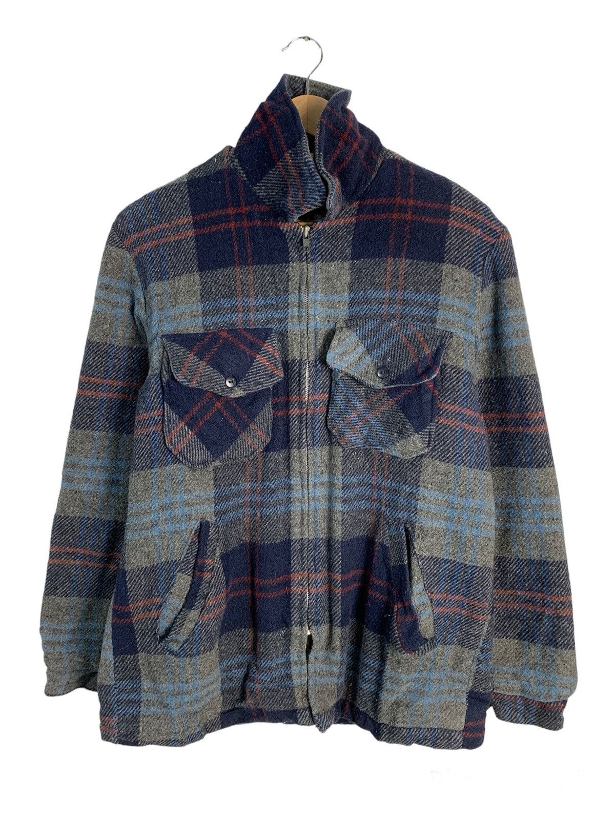 Other Vintage California Imperial Plaid Zipper Jacket Size US M / EU 48-50 / 2 - 1 Thumbnail