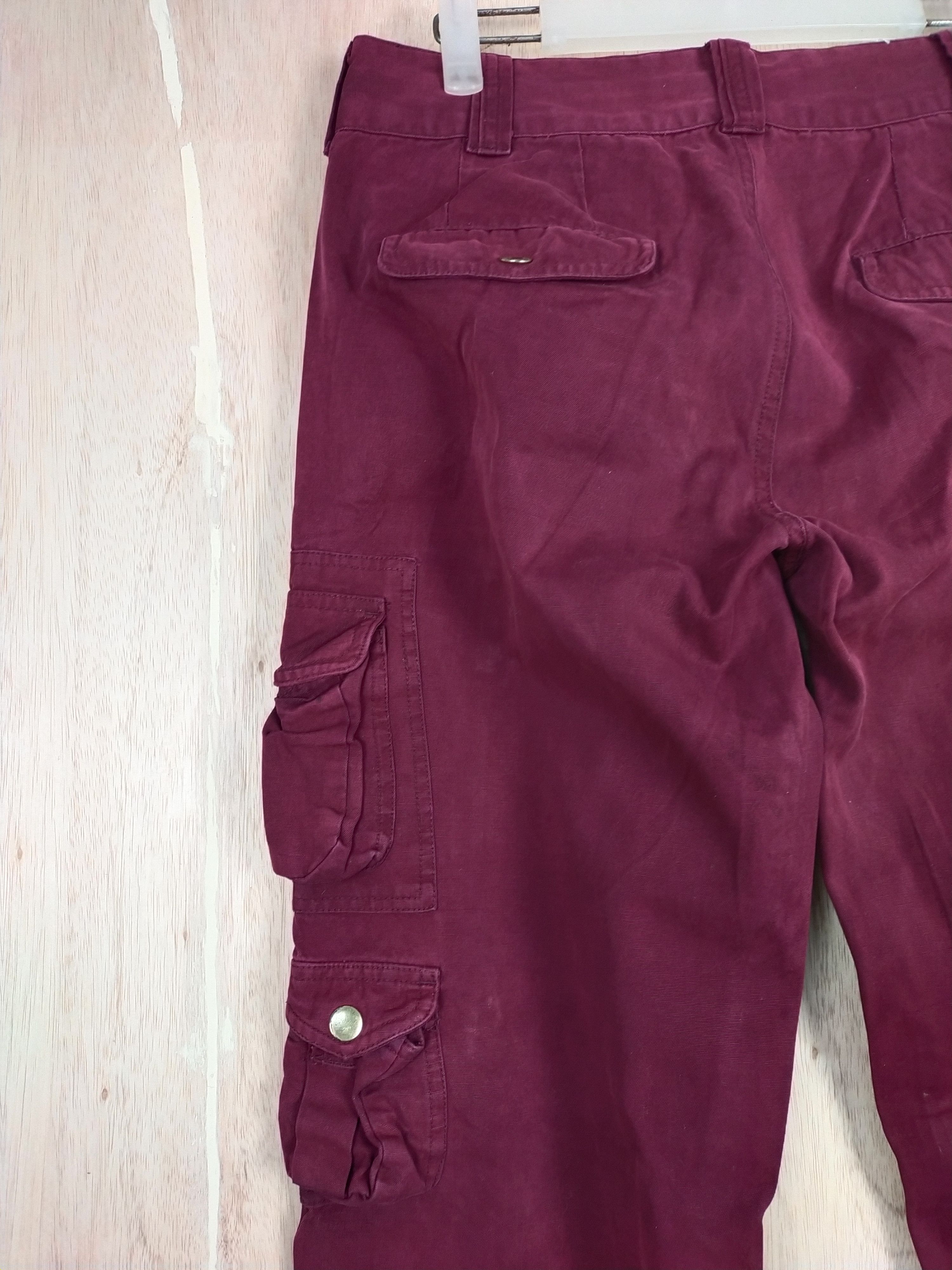 Japanese Brand Tielocken Red multi pocket tactical Cargo Pants #3448 Size US 30 / EU 46 - 11 Thumbnail