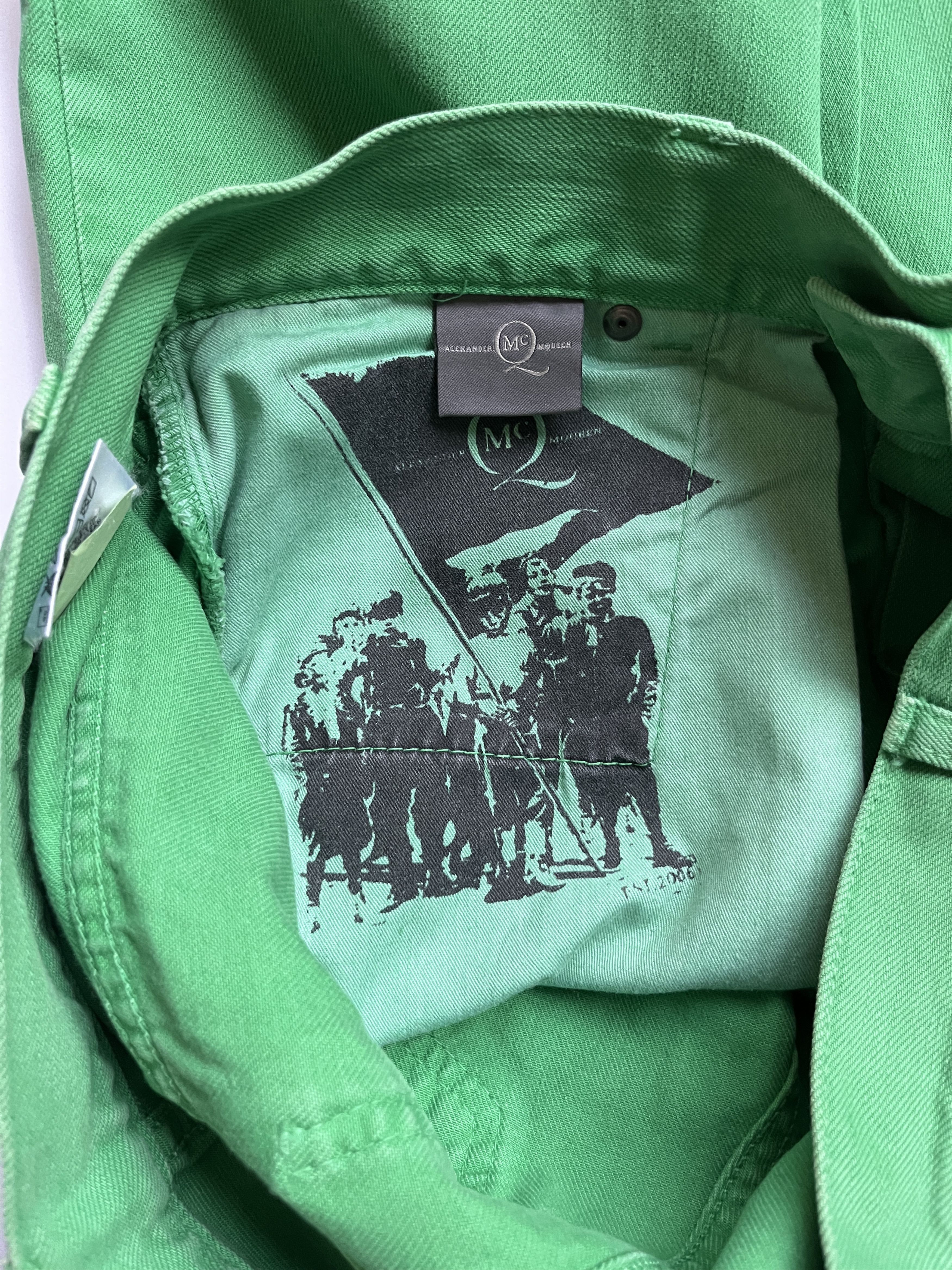 Alexander McQueen × McQ Alexander McQueen ⚡️QUICK SALE⚡️Alexander McQueen McQ Green Pants Jeans Size US 30 / EU 46 - 3 Thumbnail