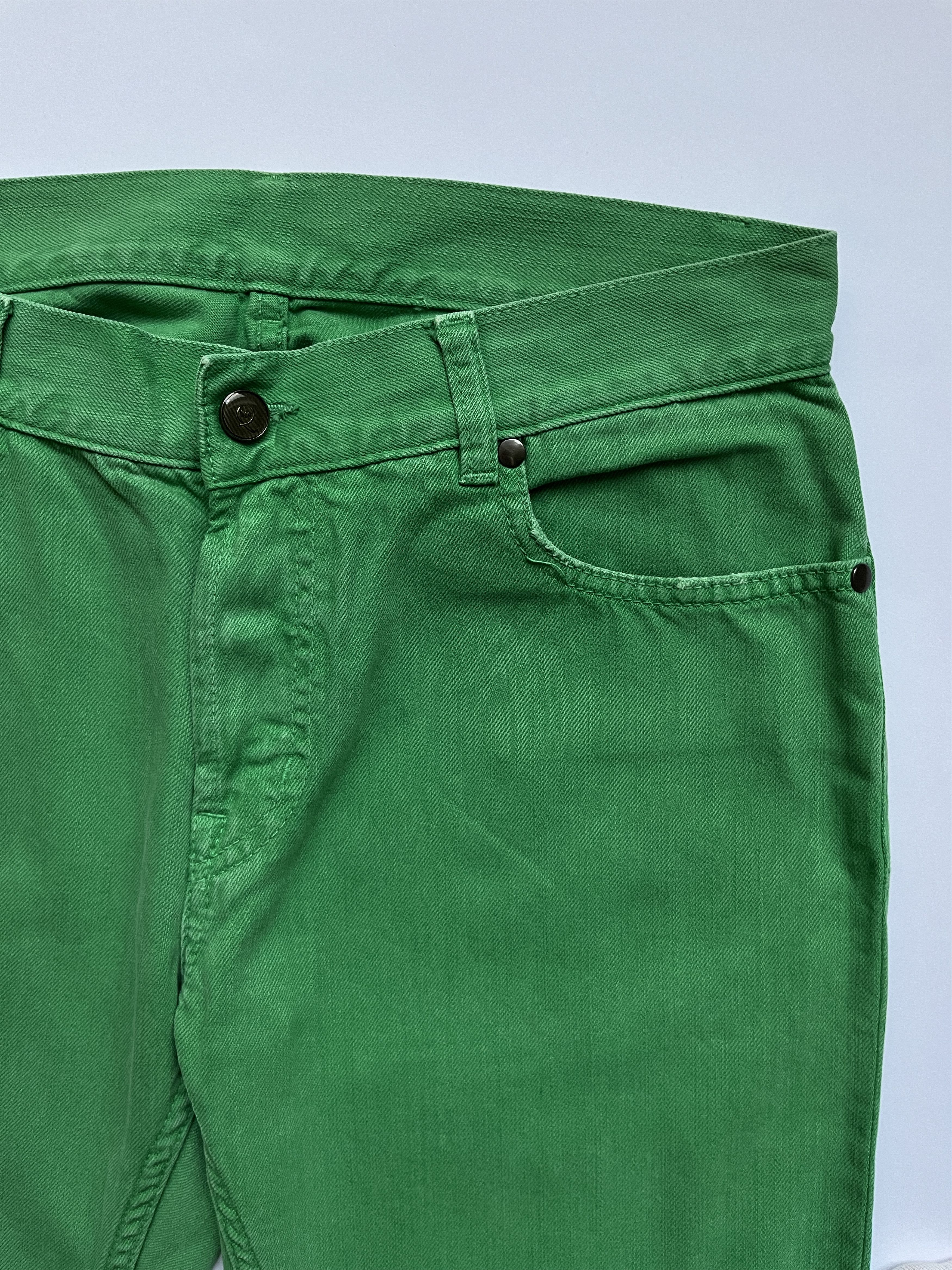 Alexander McQueen × McQ Alexander McQueen ⚡️QUICK SALE⚡️Alexander McQueen McQ Green Pants Jeans Size US 30 / EU 46 - 6 Thumbnail