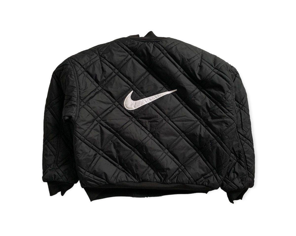 Nike VINTAGE NIKE BIG SWOOSH REVERSIBLE BOMBER JACKET Size US XL / EU 56 / 4 - 1 Preview